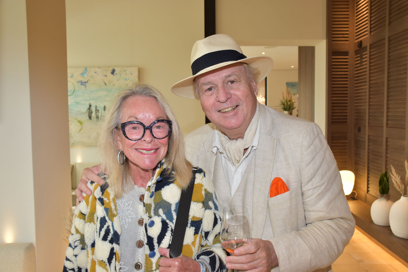 Pixie Garvin und Journalist Helmut Hetzel aus Franken (Hetzelmedia Communications)