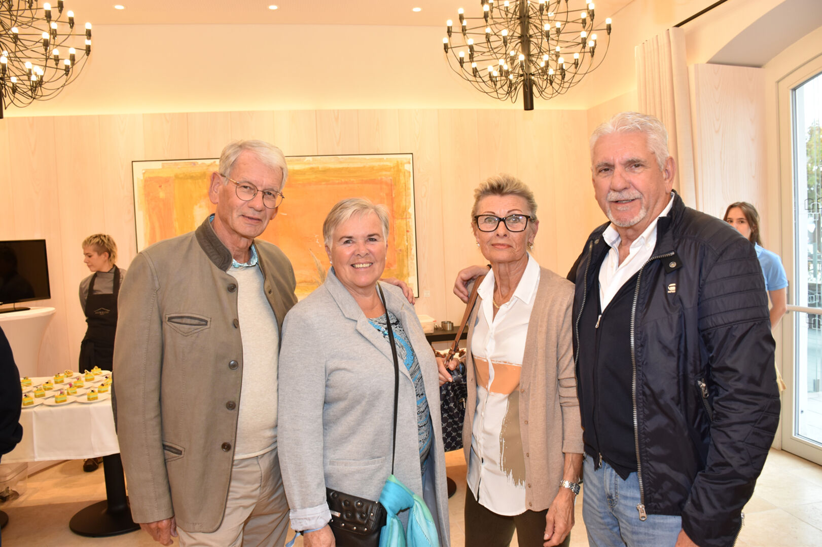 Raimund und Maria Schreier mit Margit und Günter Bischof aus Lochau