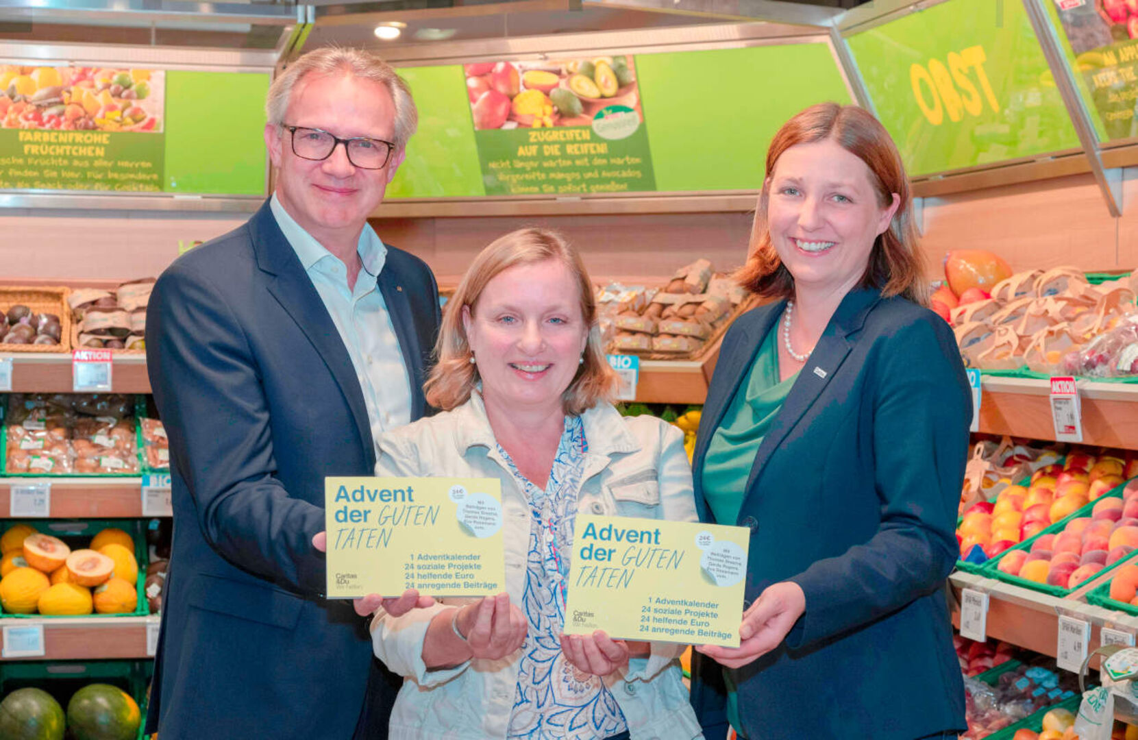 Adventkalender der guten Taten von Caritas.