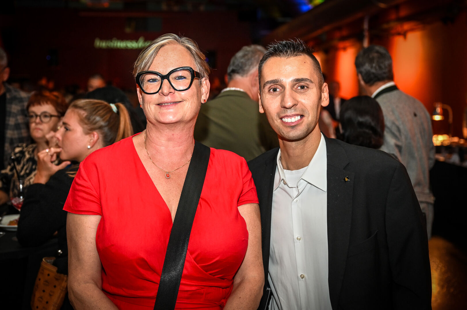 Andrea Fritz Pinggra (Wortwerk) und Christian Stadler (MO Catering)