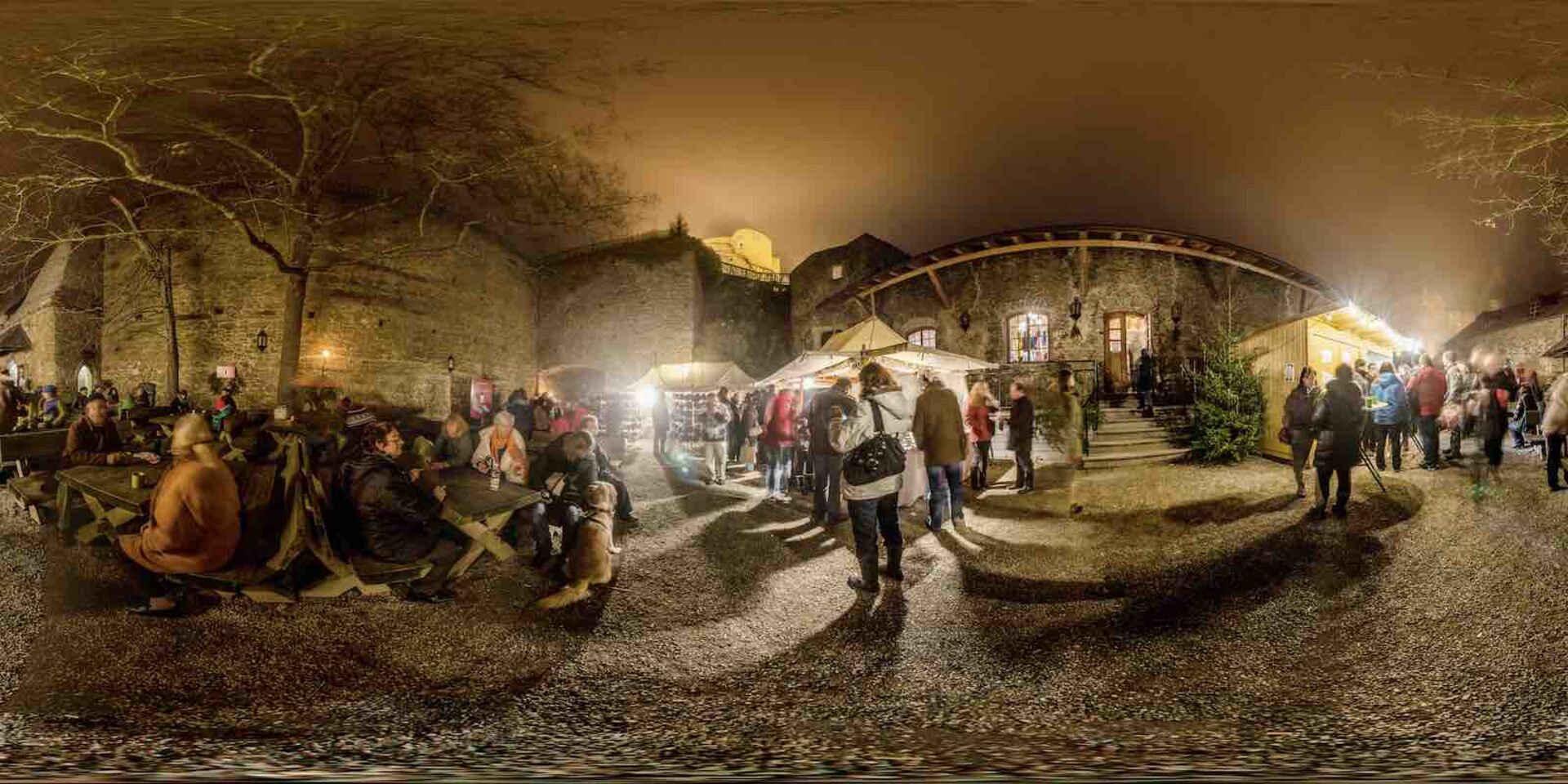 Advent auf der Burgruine Aggstein