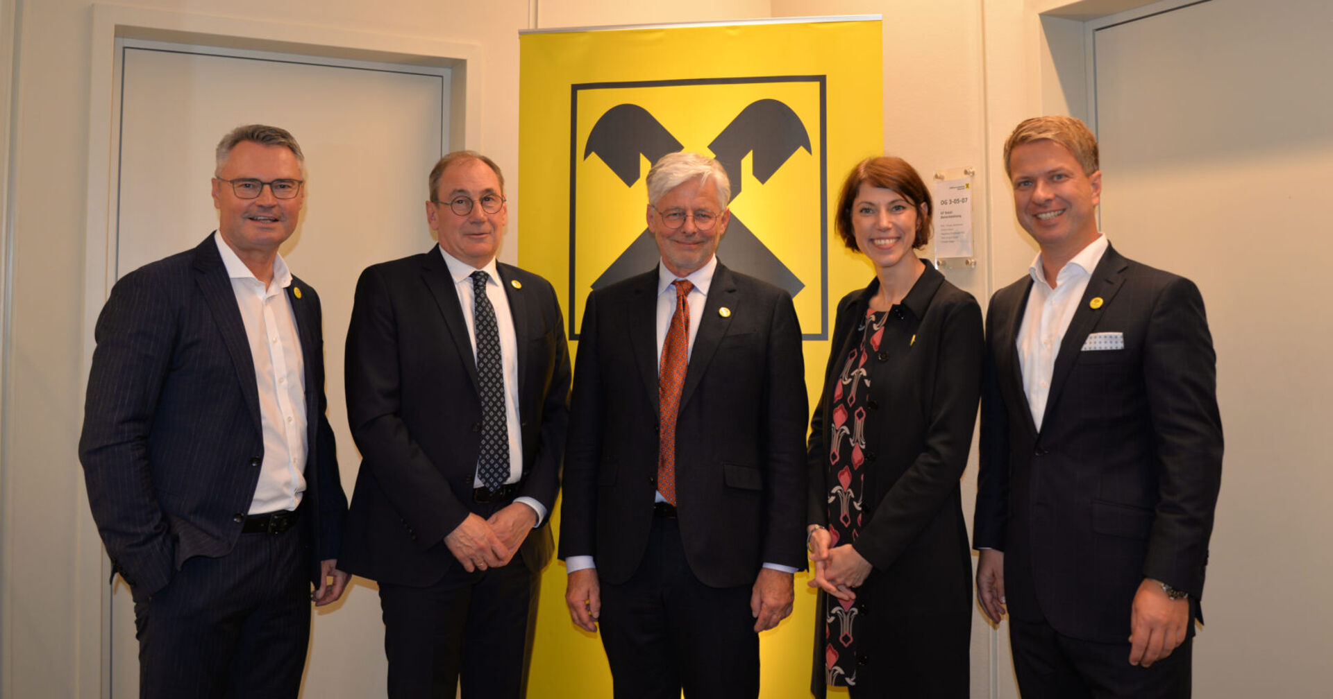 Vorstandsmitglieder der Raiffeisenbank Steiermark