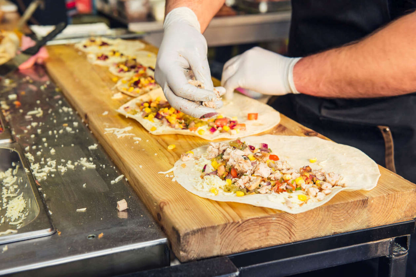 Köstlichkeiten am European Street Food Festival.