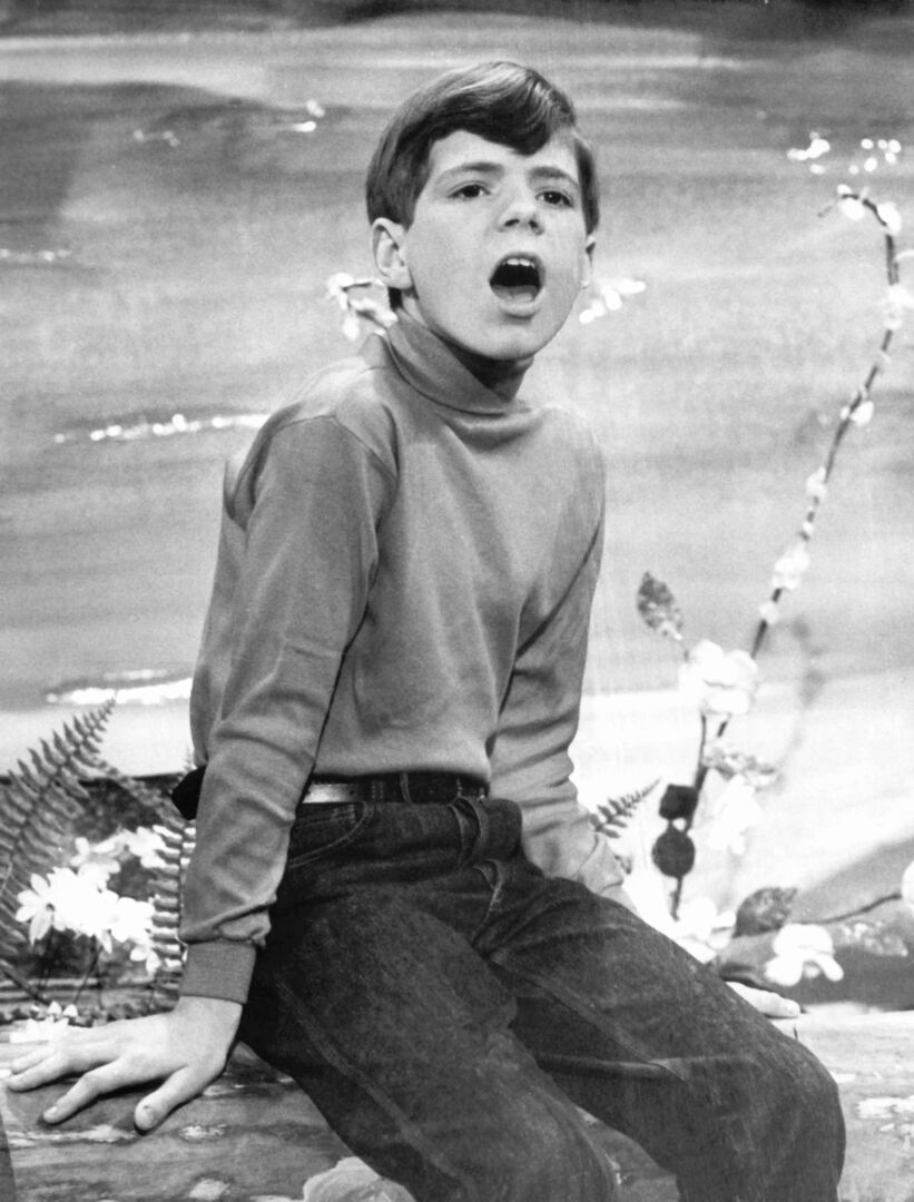 Schwarz-weiß Foto von Heintje als Kind.