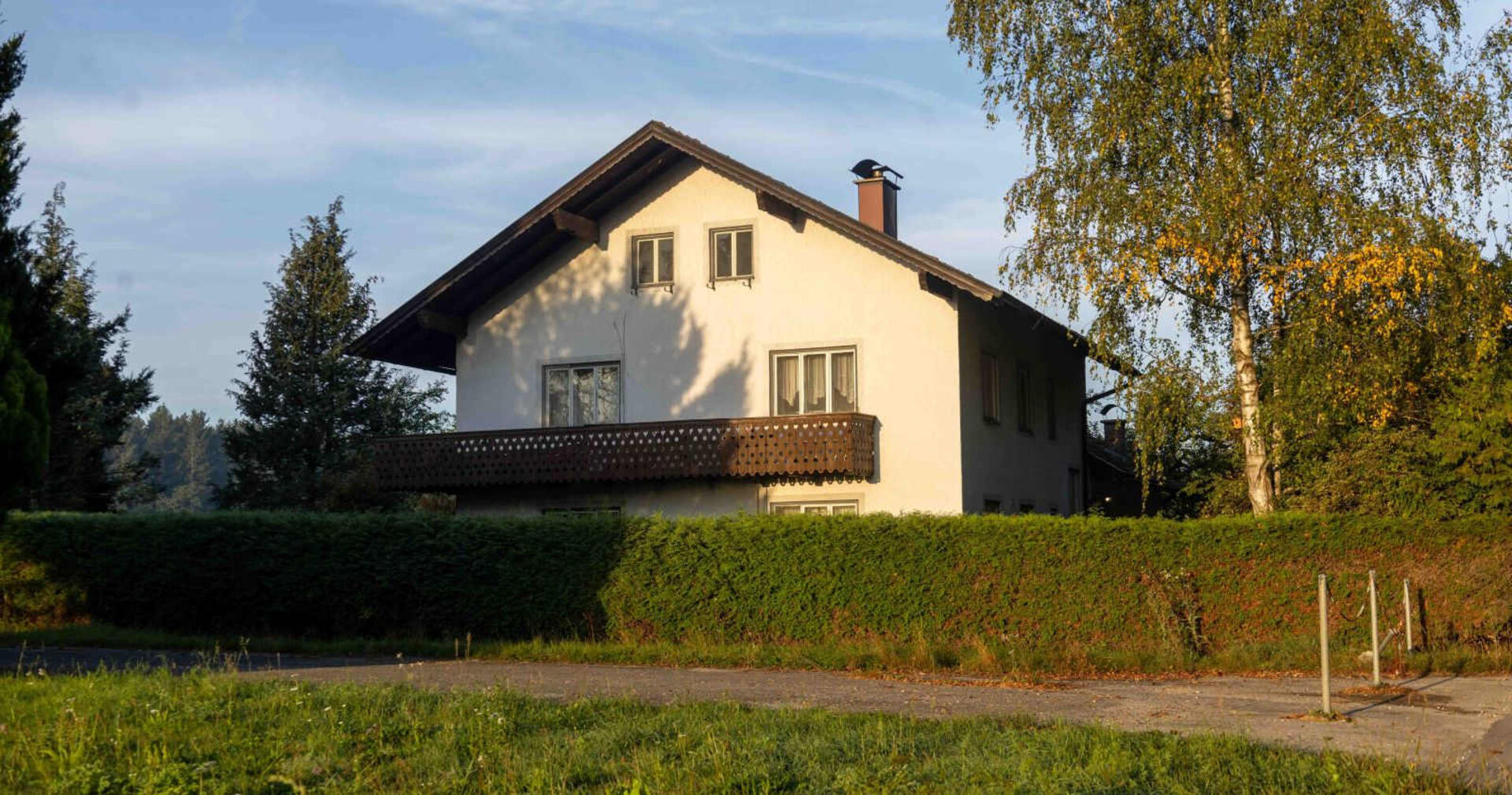 Das Haus, in dem der Mann von der Pflegerin getötet wurde.