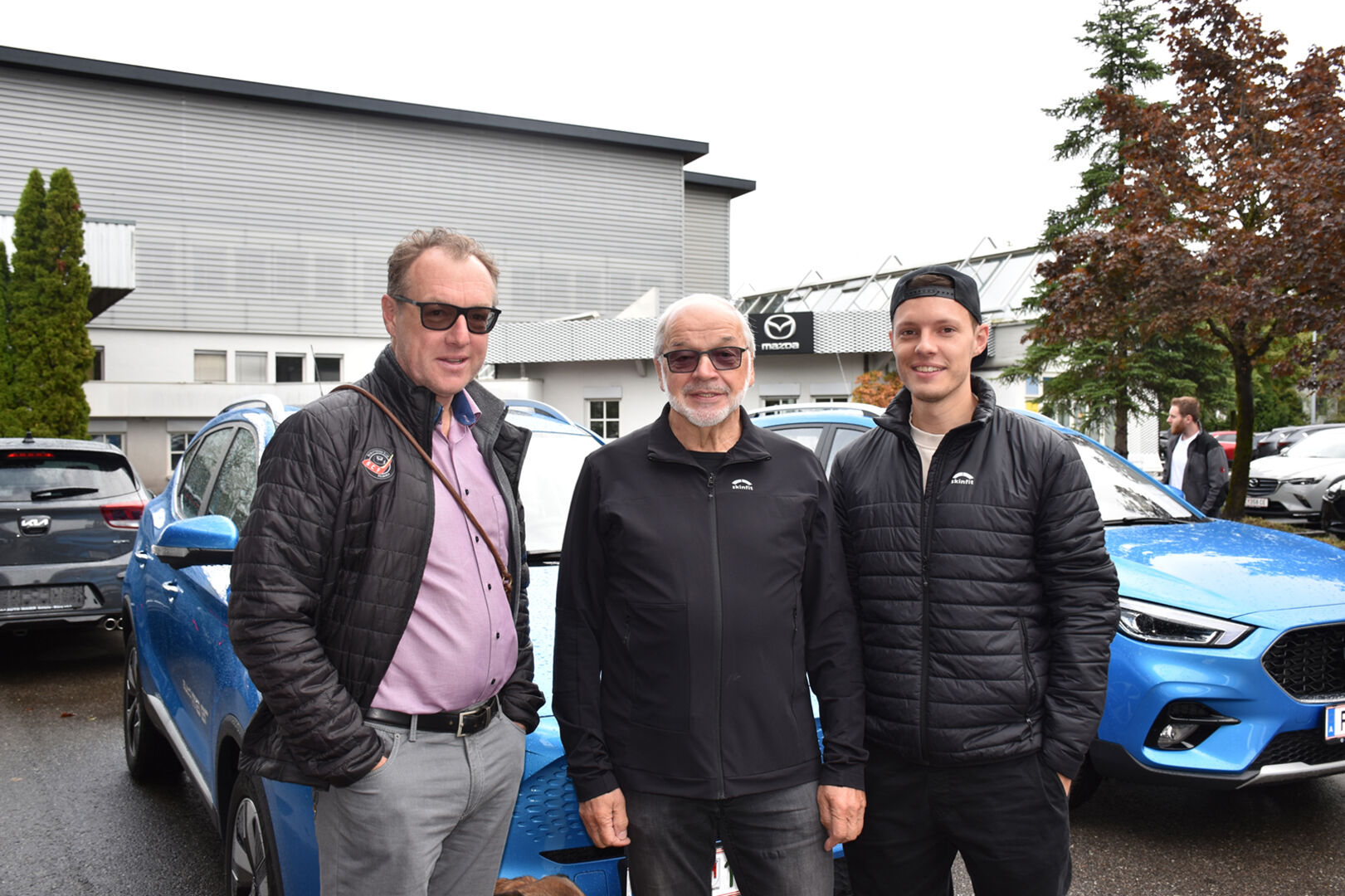 Bruno Lechner (Brauerei Frastanz), Ferdinand Lechner (Feldkirch) und Alexander Lechner (Gemeindeamt Sulz)