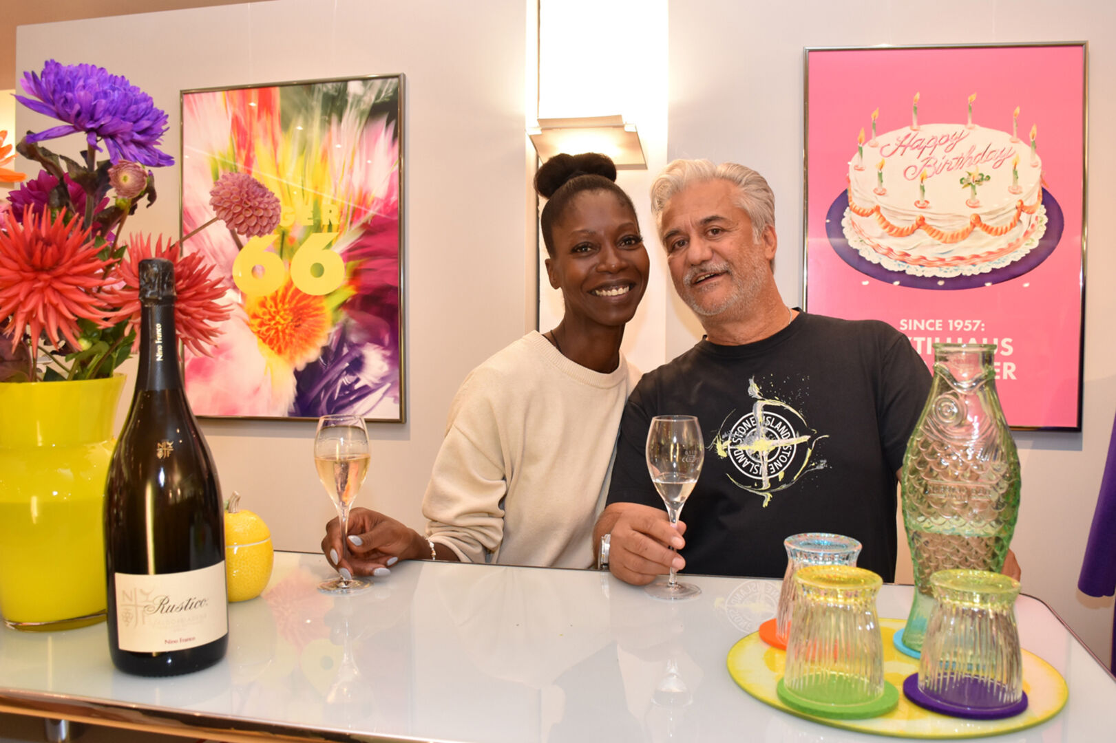 Daveann Doman (Daveann Haircare, Hard) und Can Diren (IBG)