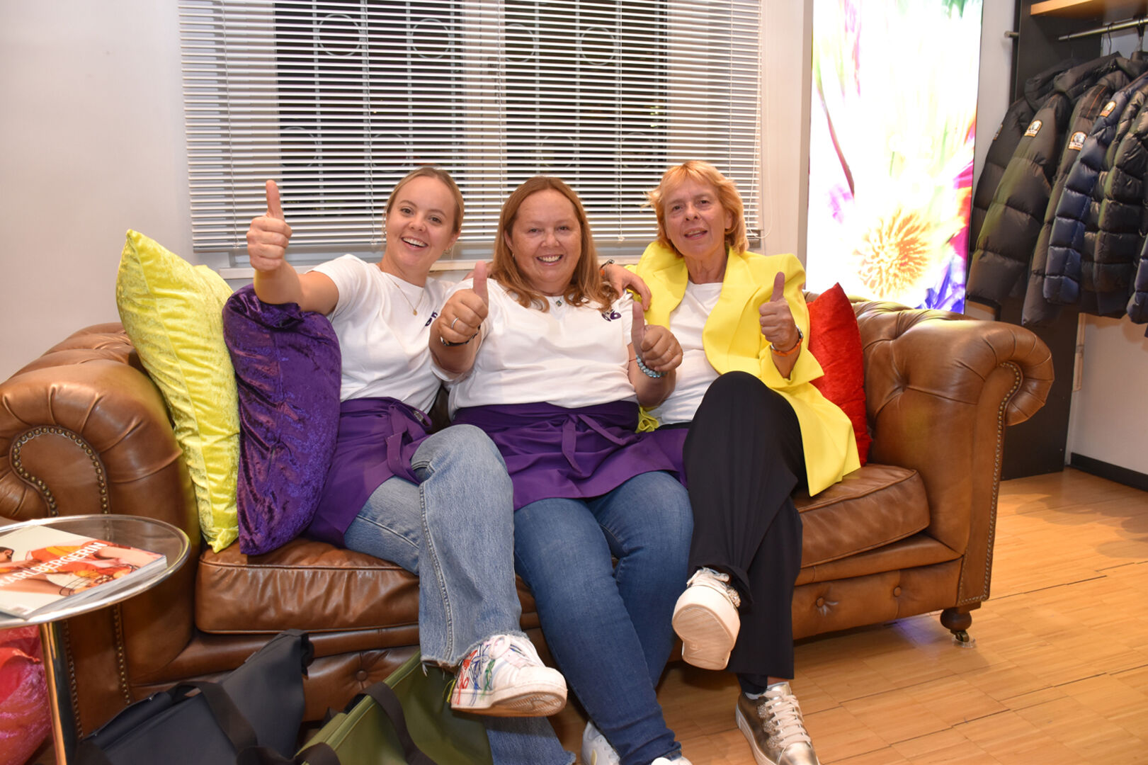 Feierten und halfen mit: Clara Böhler mit Karin Böhler (Kinderärztin) mit Judith