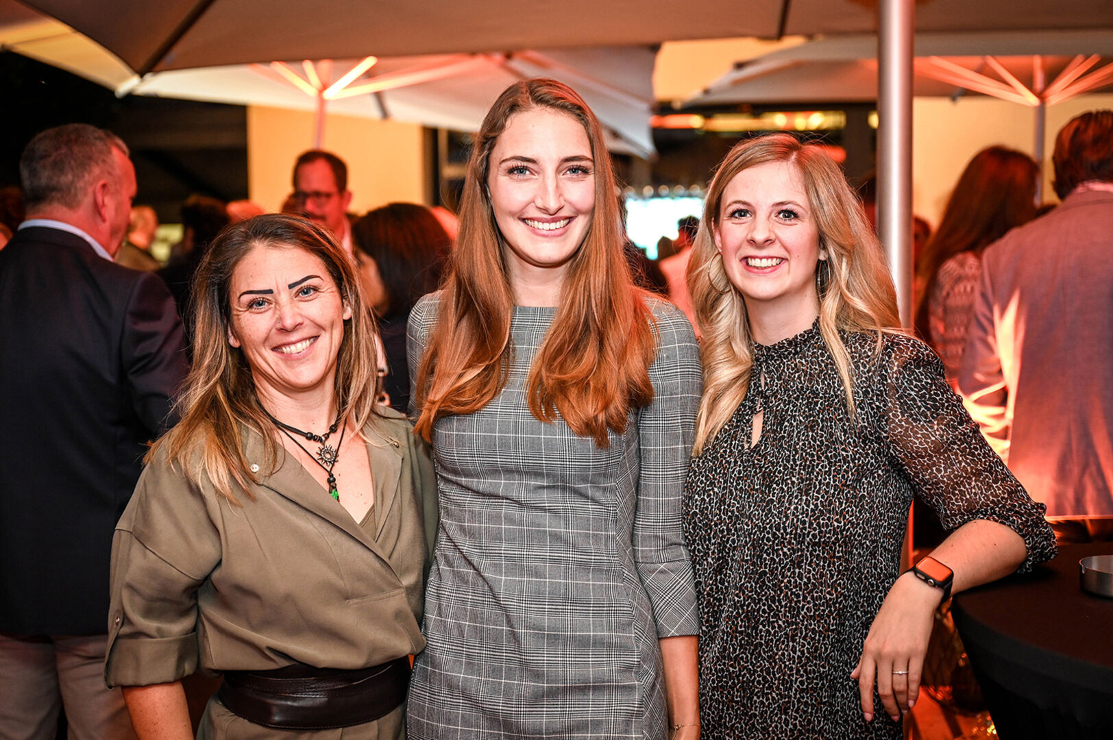 Iris Sauer (expenceBrain Lindau)  mit Iris König und Melani Berthold (APS Personal, Götzis)