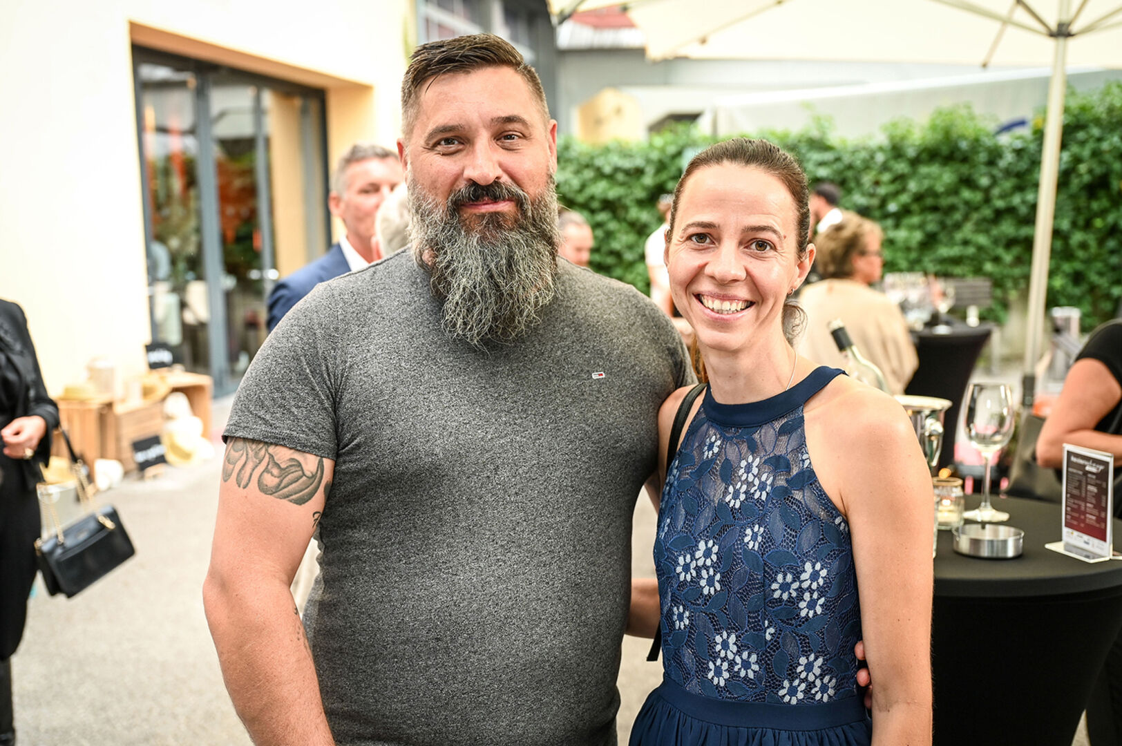 Sicherheitsdienst Marent mal privat: Uwe und Theresa Marent