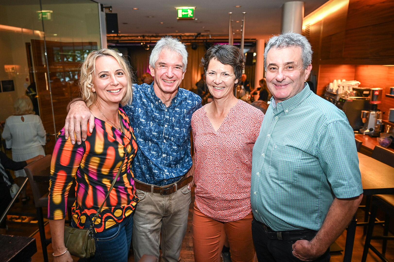 WIRTSCHAFT DORNBIRN: Melitta und Werner Erhard mit Gertrud Burtscher und Michael Mayer (v. li.)