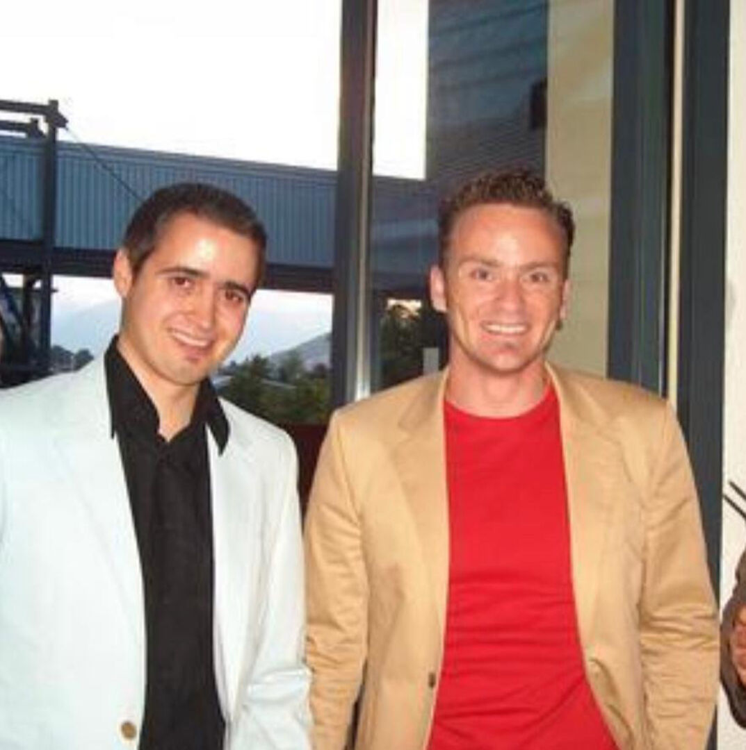 Anno dazumal: Christian Küng und Harald Otti beim ersten Event 2004