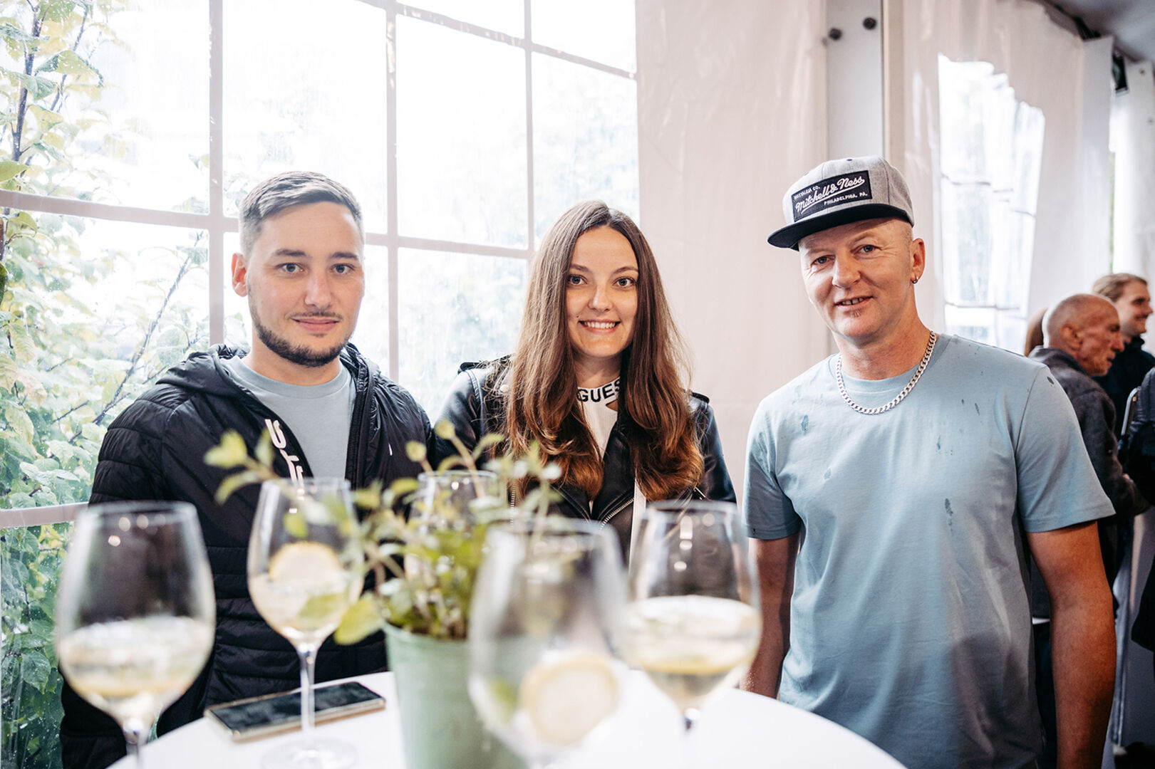 Goran und Maya Obrovac (Formteile) und Nail Mustafic (Kleinteile) (v. li.)