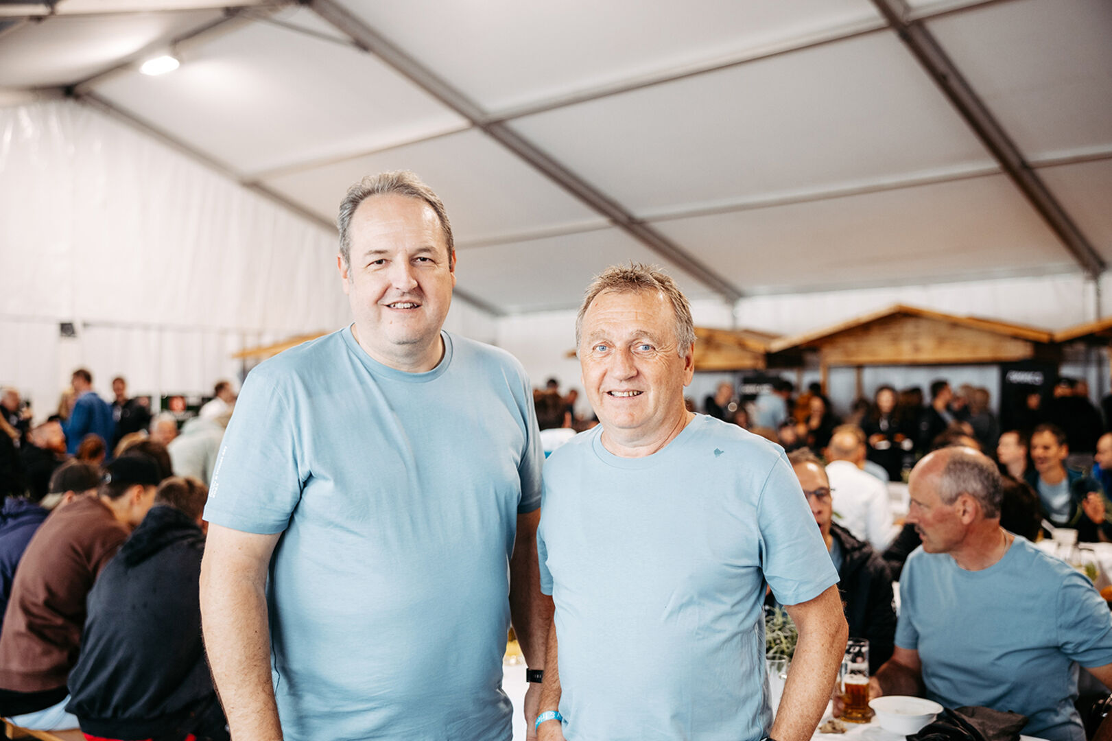 HR Leiter Andreas Sagmeister und Betriebsratsobmann Reinhard Gantner (v. li.)