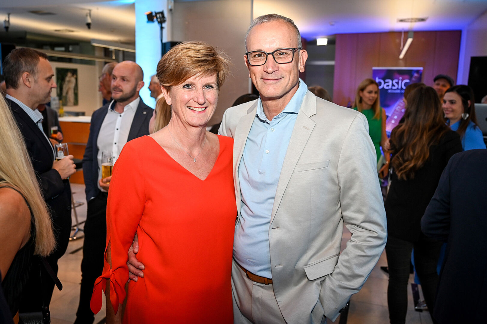 Sabine Tichy-Treiml (Geschäftsführerin Messe Dornbirn) und Raimund Tichy