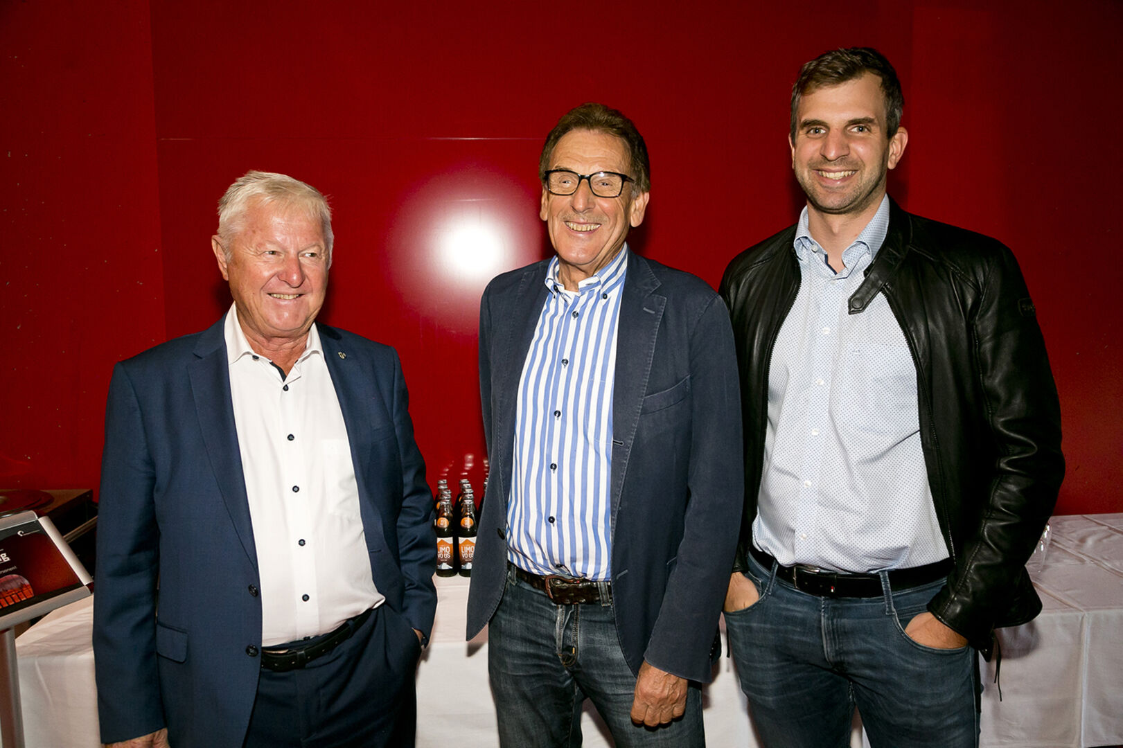 Business Lunch: Richard Elsler, Reinhard Lutz, Martin Lutz (v. li.)