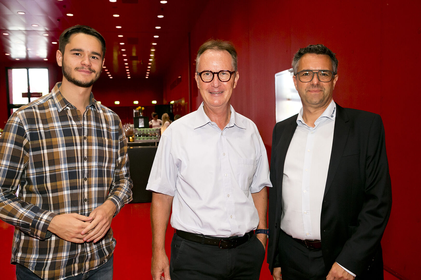 Business Lunch: Marcel Simma, Guntram Mäser, Jürgen Vonblon (v. li.)