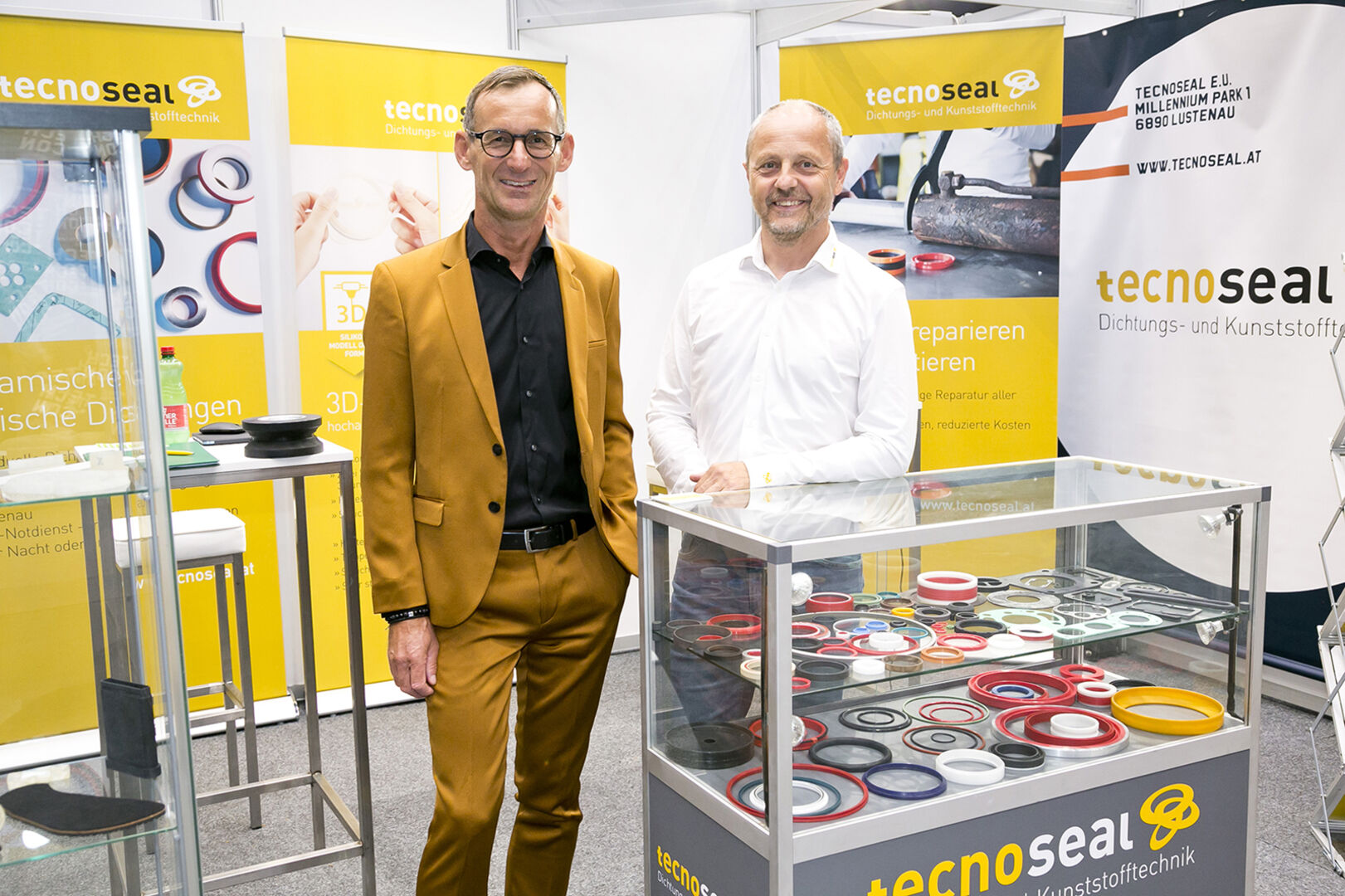 GF Gernot Stoppel und Hubert Kemmer (tecnoseal lustenau) (v. li.)