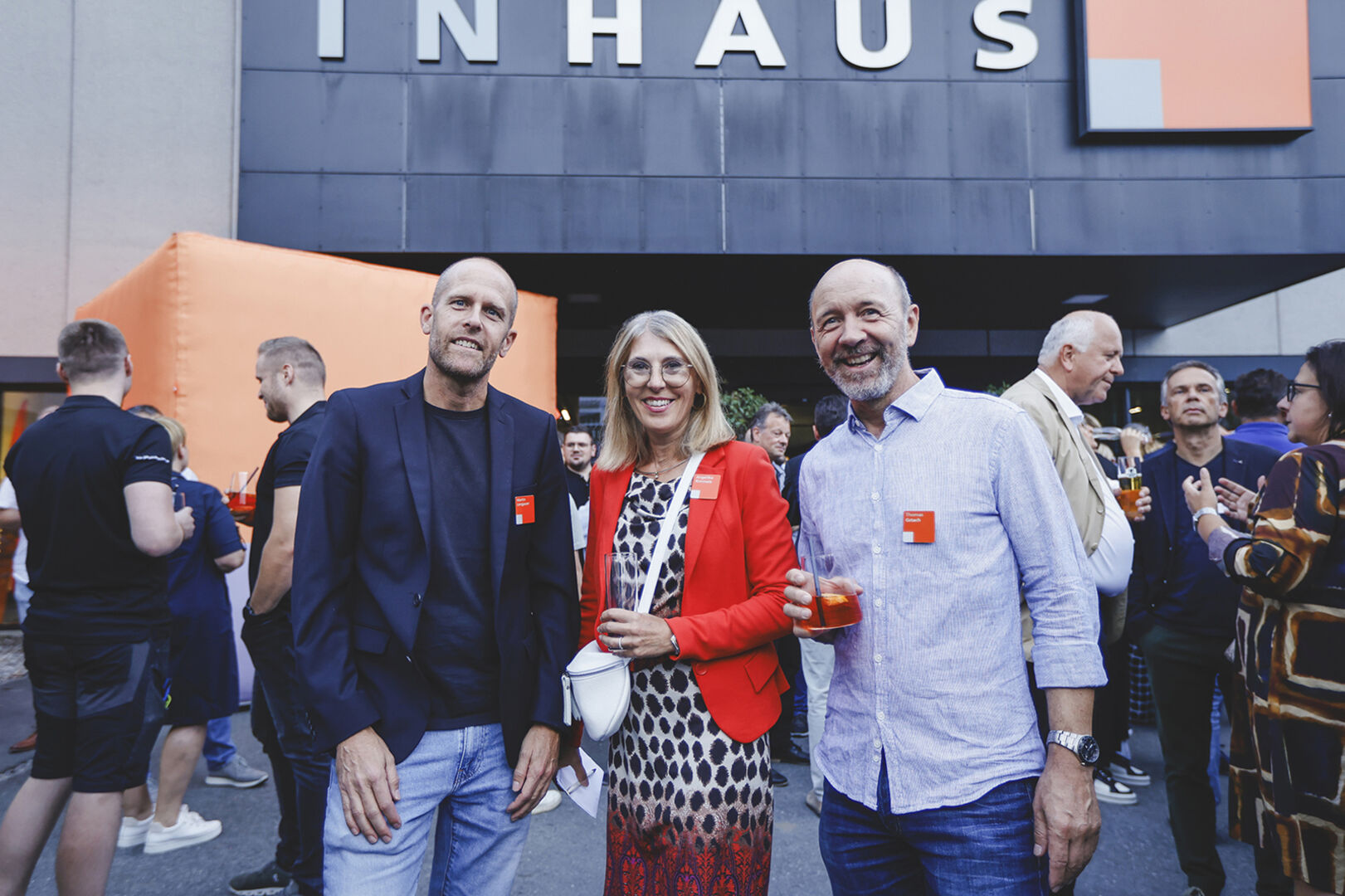 Inhaus Team: Logistikleiter Martin Lengauer, Marketingchefin Angelika Rimmele, Technikexperte Thomas Gstach