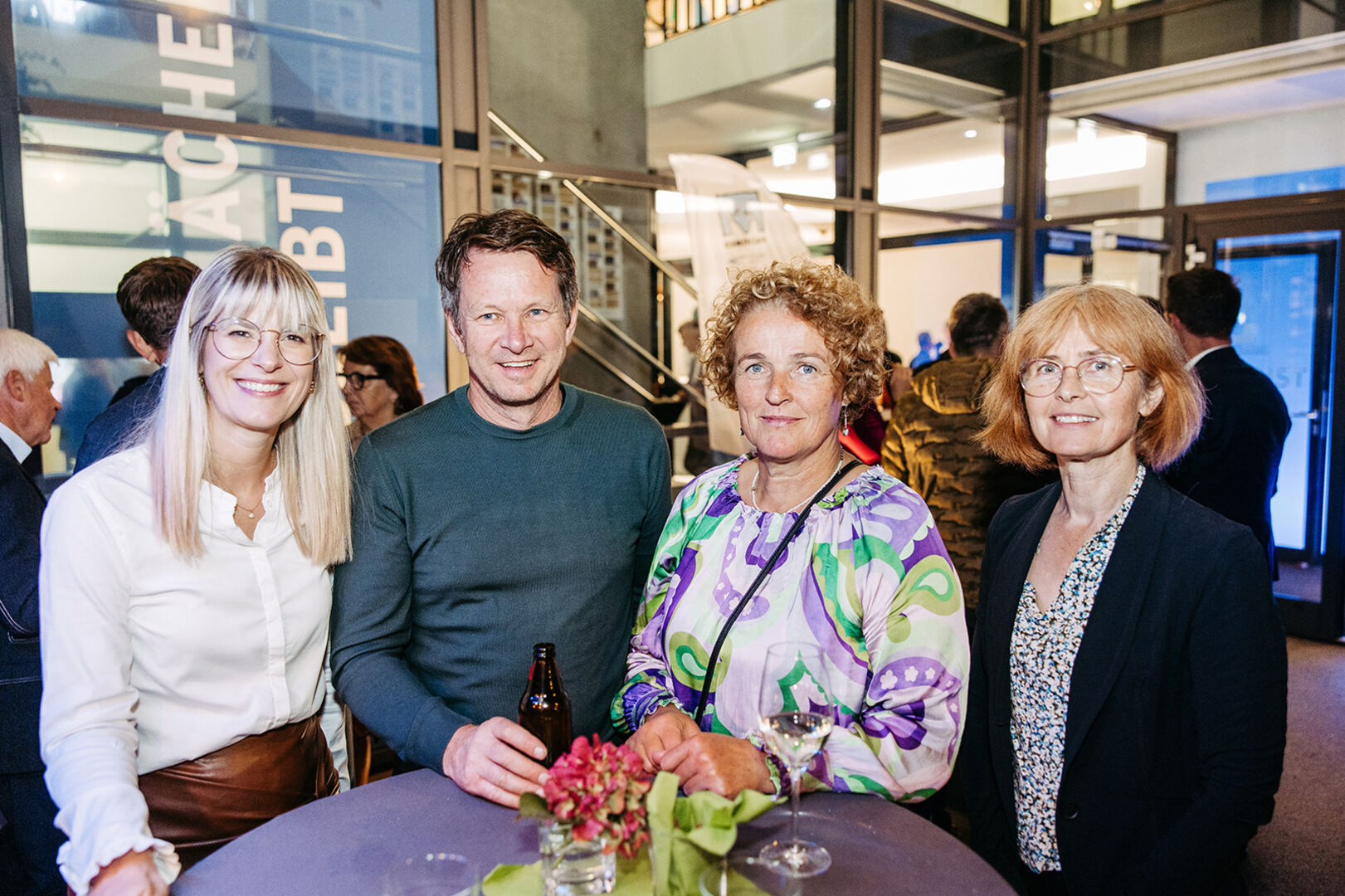 Dr. Vera Huemer-Marquart (Institut Dr. Huemer), Siegfried Steurer (Steurer Installationen) und Veronika Dietrich, Dr. Renate Ludescher (v. li.)