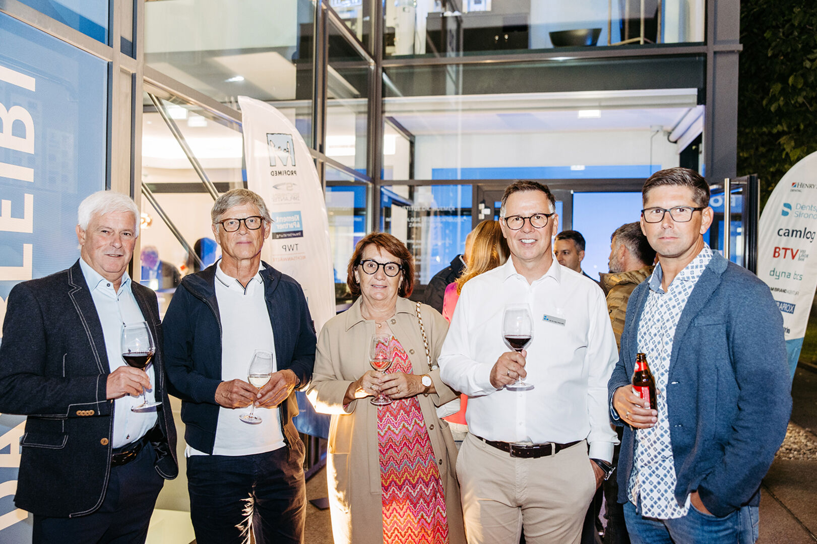 Dietmar Hörburger (Auto Hörburger), Kurt Immler (Profimed), Beate Hörburger (Auto Hörburger), Dipl. Bw. Edgar Fröwis (Inst. Dr. Huemer), Bernd Immler (Profimed)