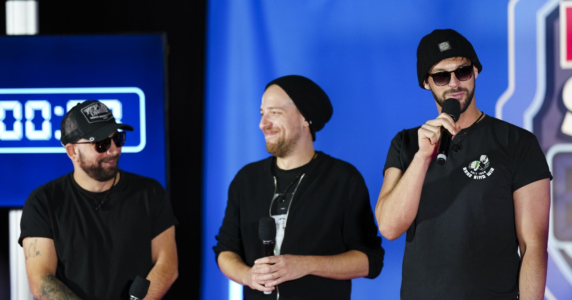 Pizzera, Seiler und Fellner auf der Bühne