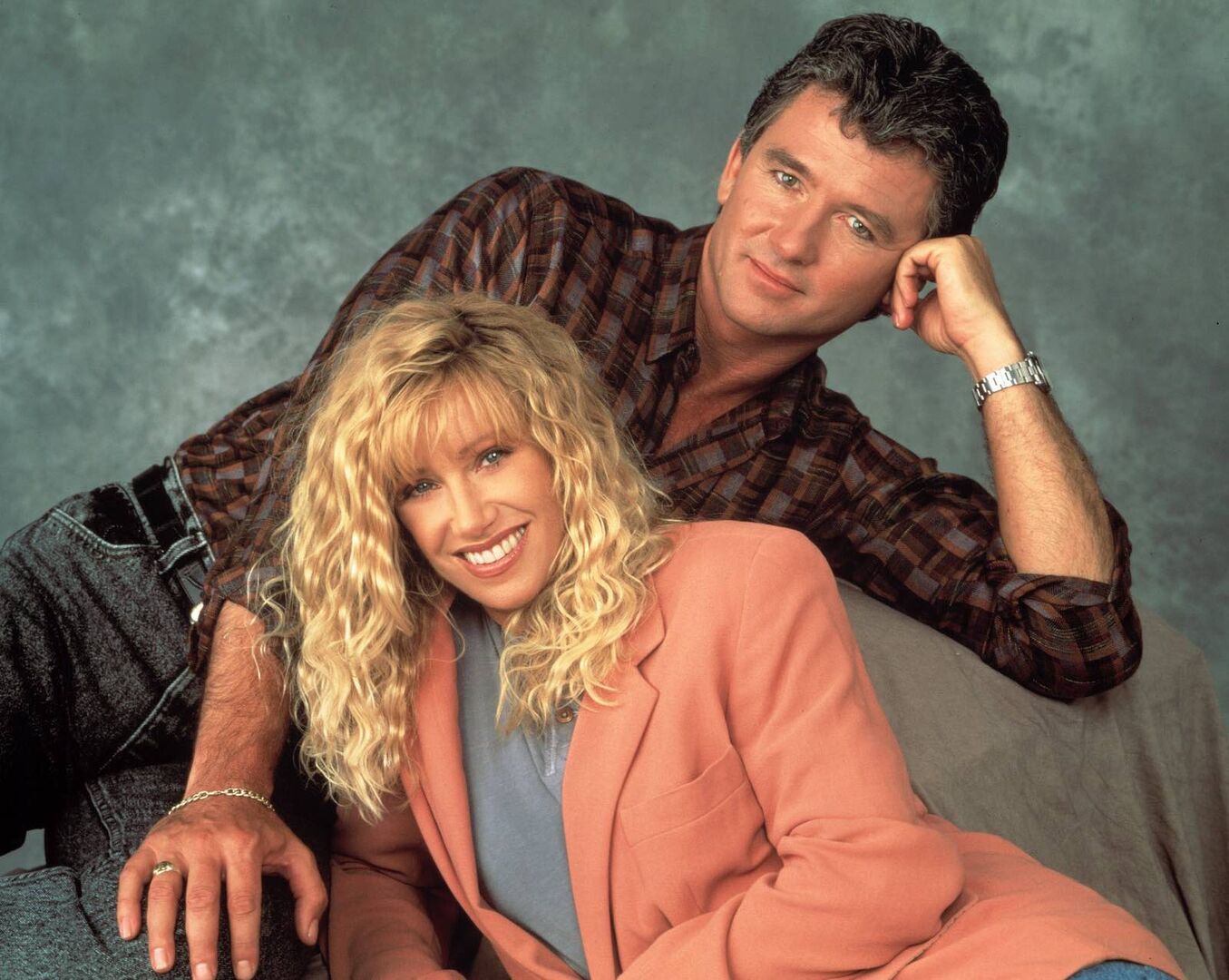 Suzanne Somers und Patrick Duffy in den 1990er Jahren.
