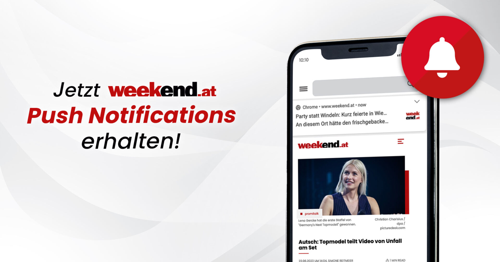 Weekend.at Push Notifications erhalten