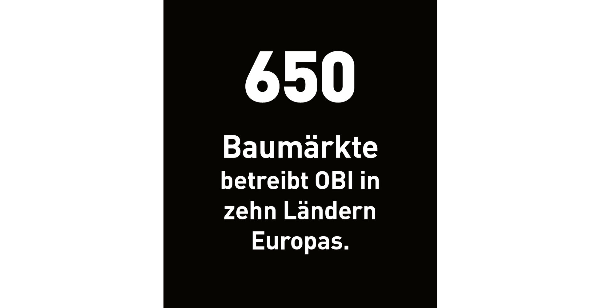 650 Baumärkte