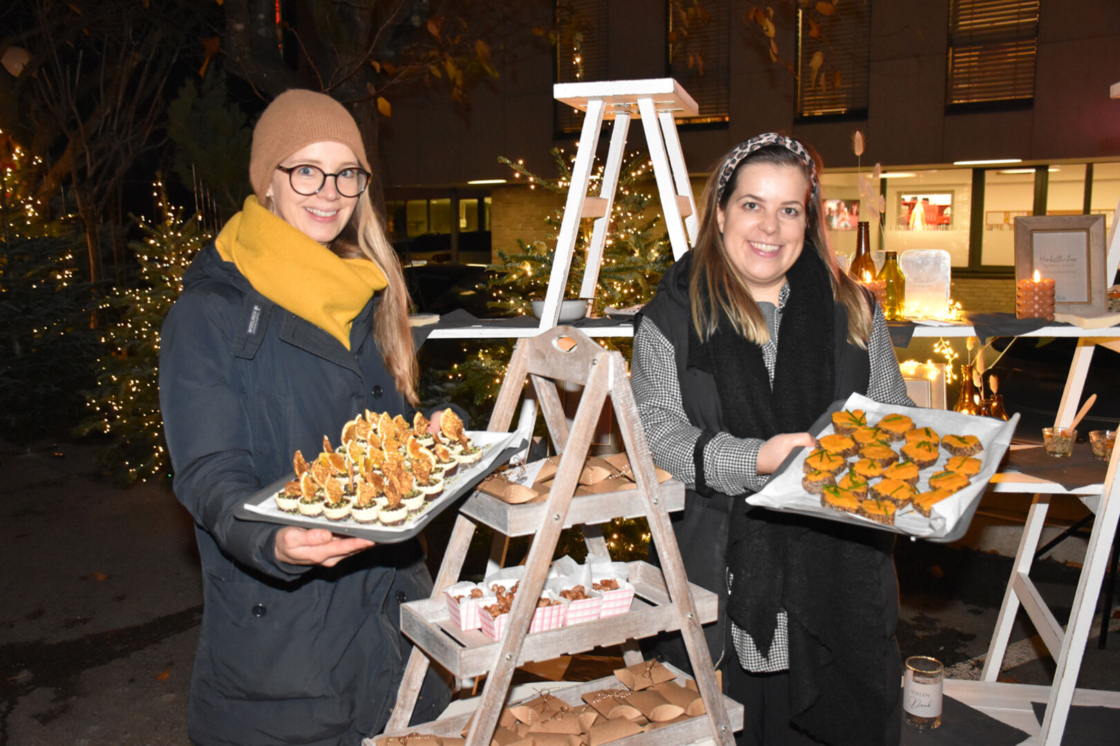 „die leckeria“ (Gesundes Catering, www.die-leckeria.at) Inhaberin Rebecca Obernosterer mit Schwester Sarah.