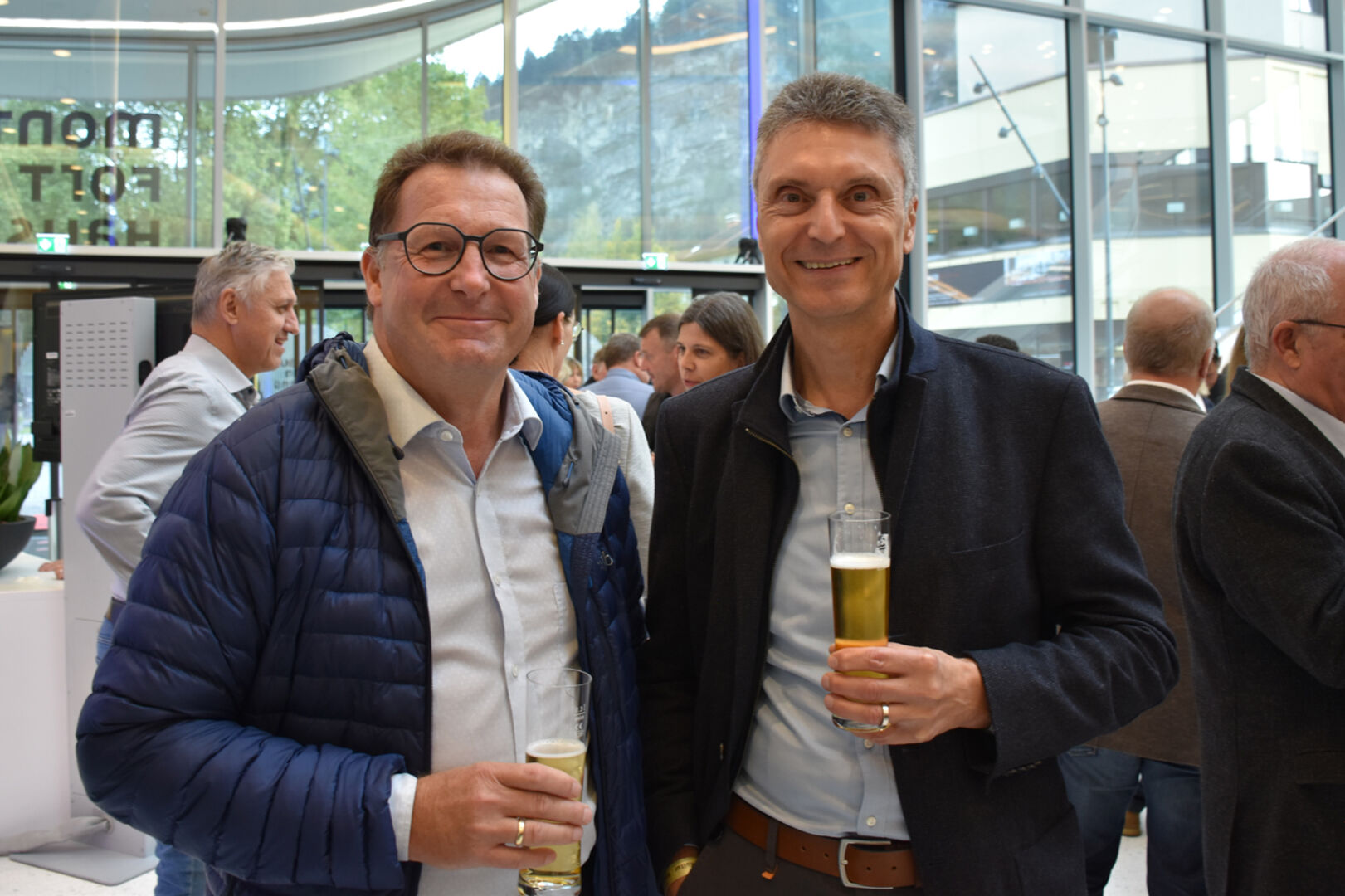 Seit über 15 Jahren VEV-MG: Holger Zander (Rankweil) und VStd. Roland Marte (Raiffeisen)