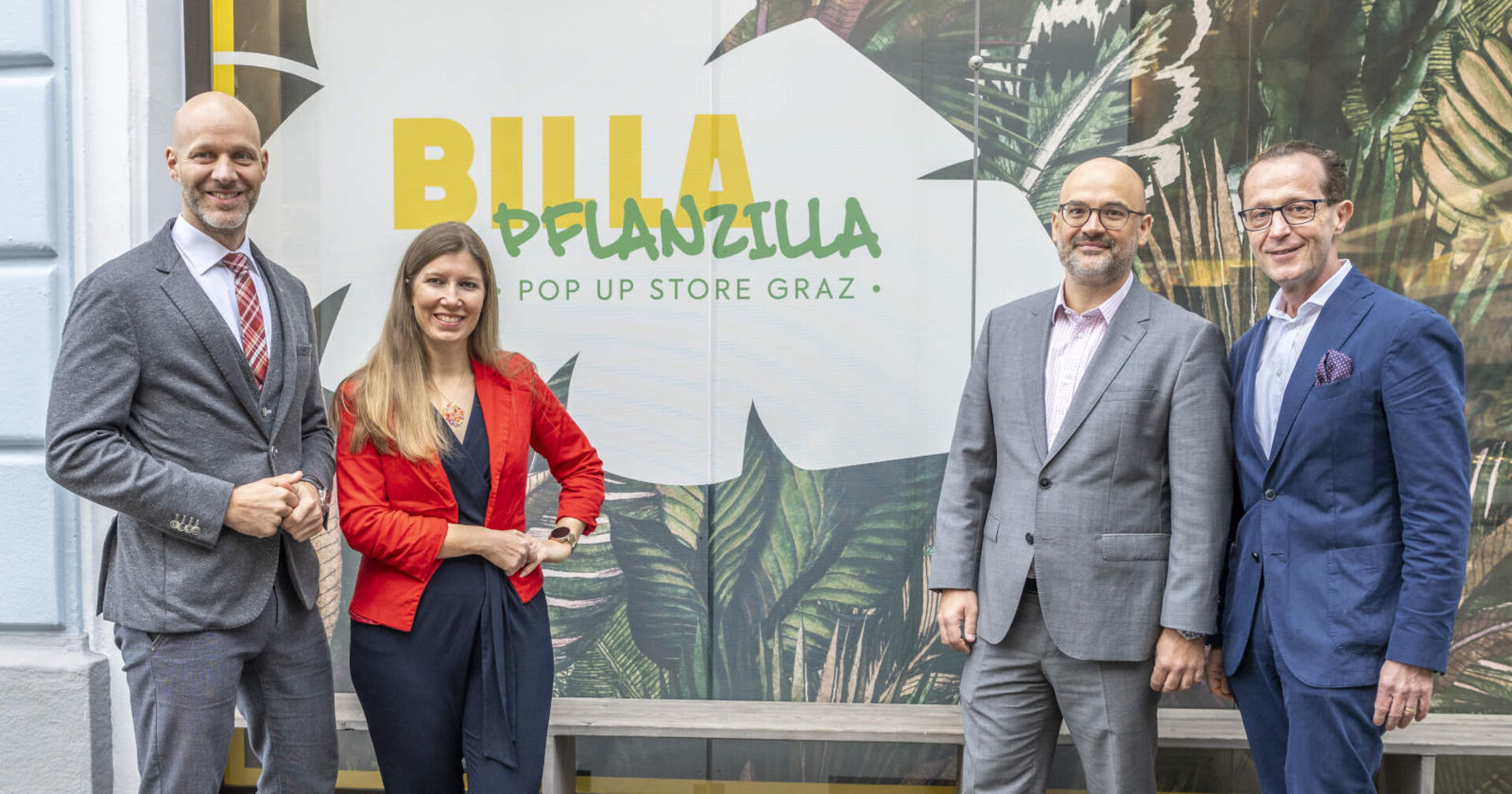 Peter Gschiel, Verena Wiederkehr, Michael Paterno und Robert Nagele.