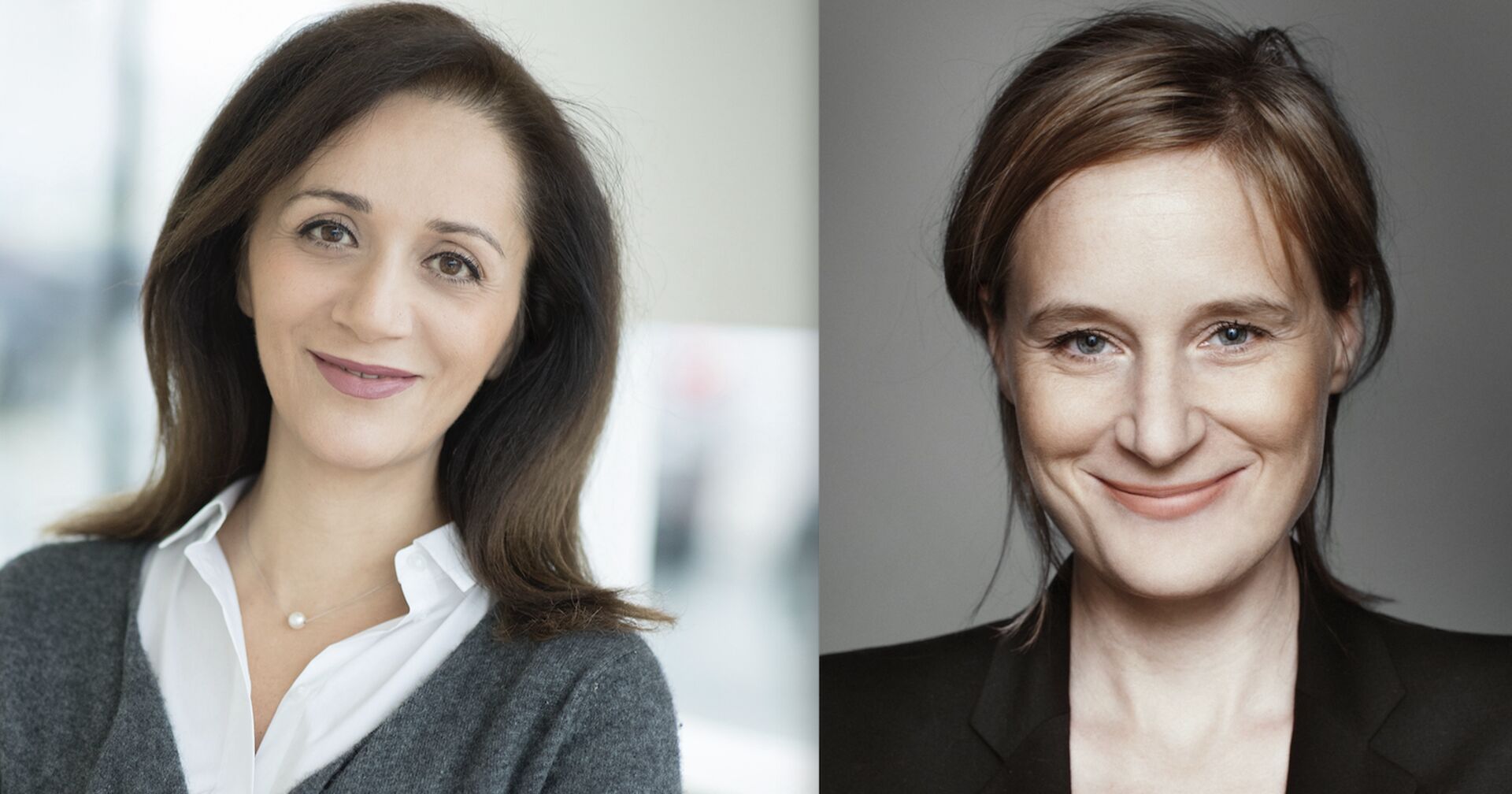 Zwei Porträts. nebeneinander gestellt