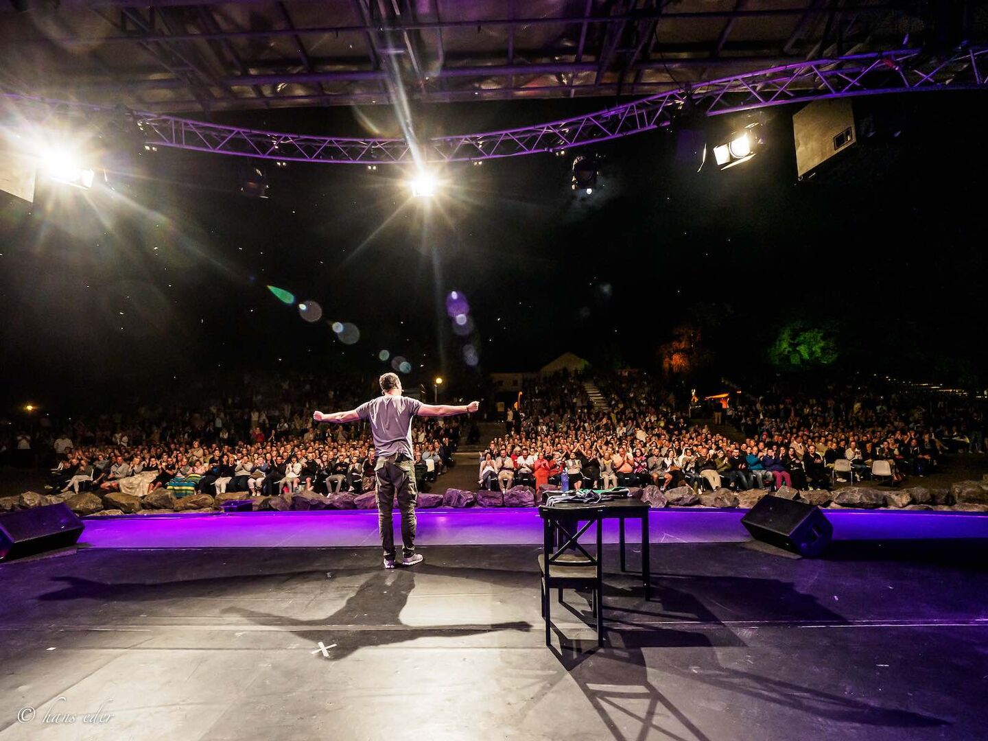Alex Kristan auf der Bühne