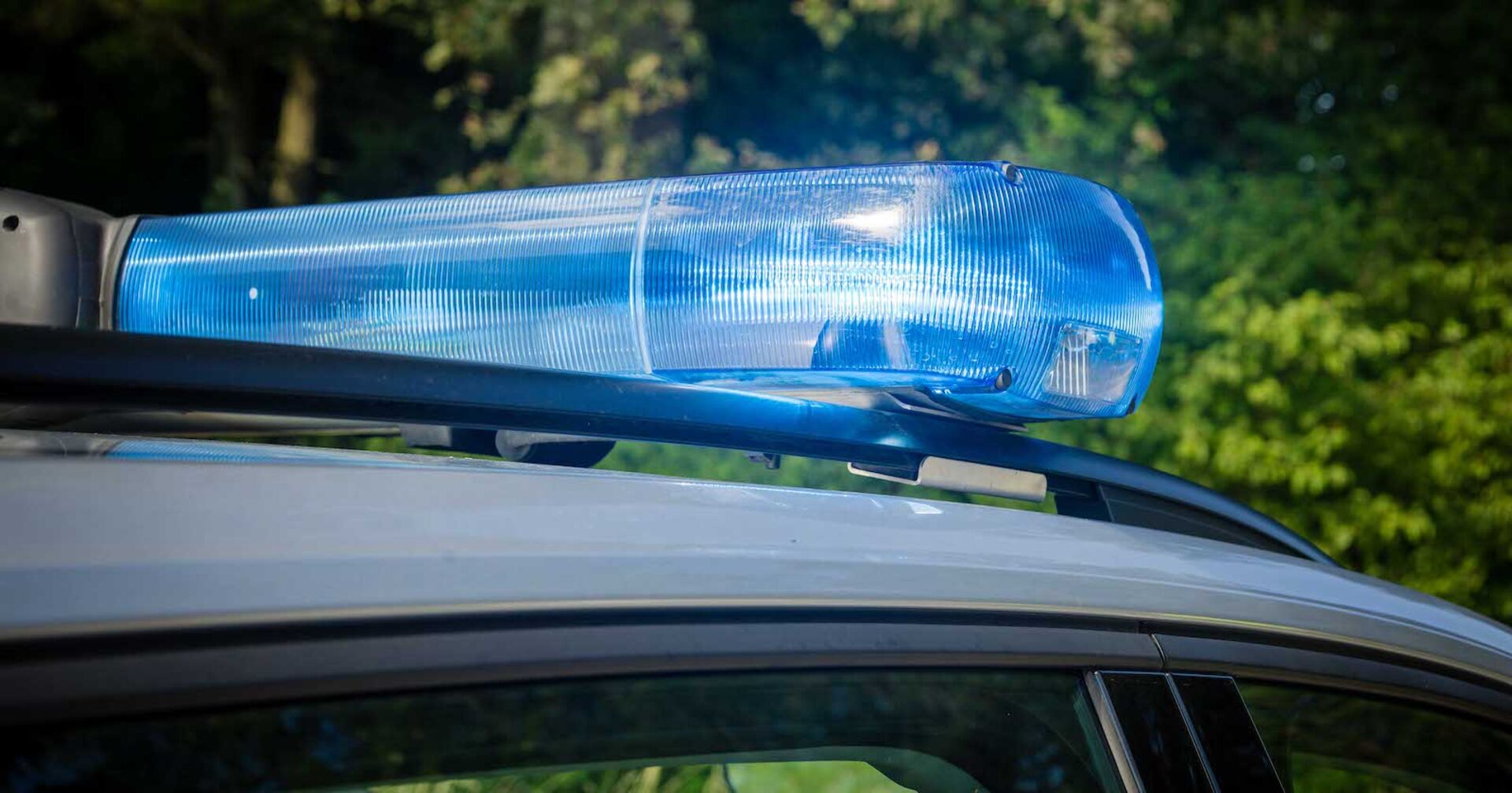 Blaulicht eines Polizeiautos