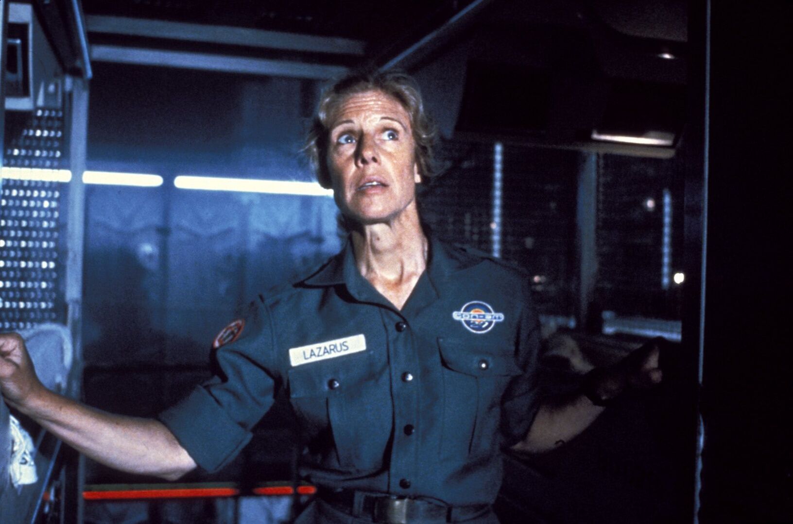 Frances Sternhagen in &quot;Outland - Planet der Verdammten&quot; (1981).