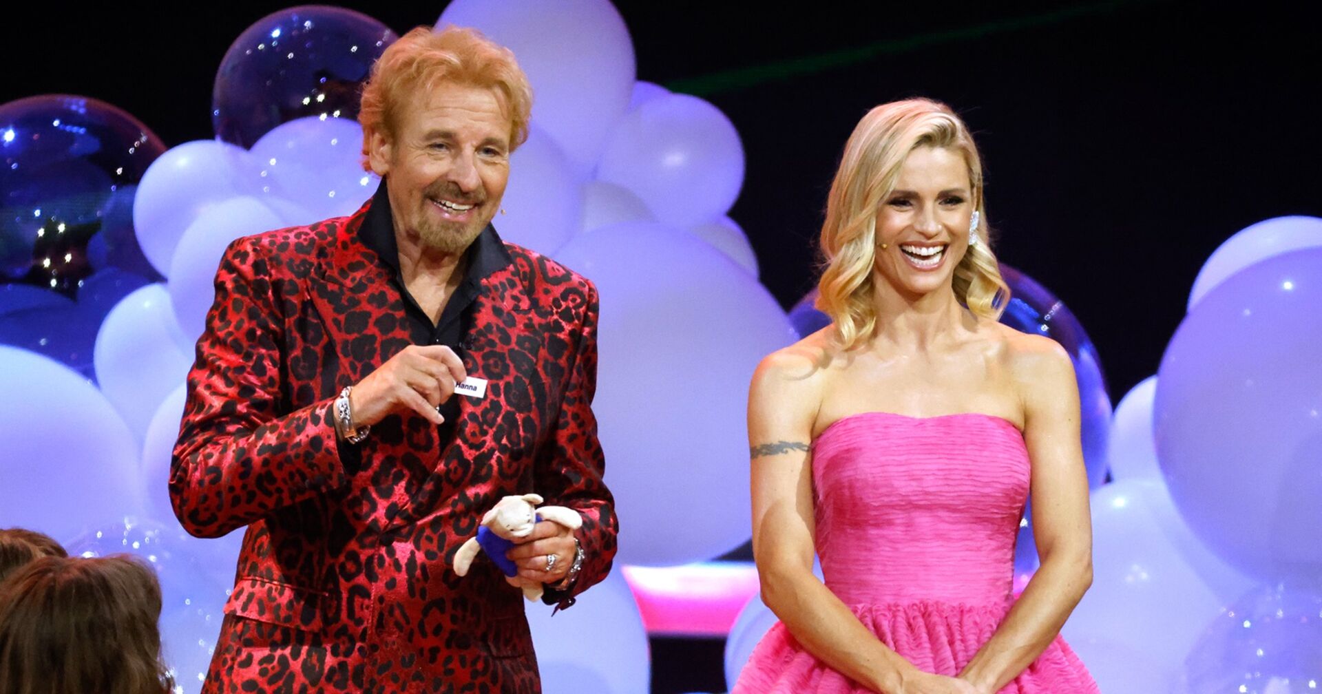Gottschalk mit Michelle Hunziker im Jahr 2022