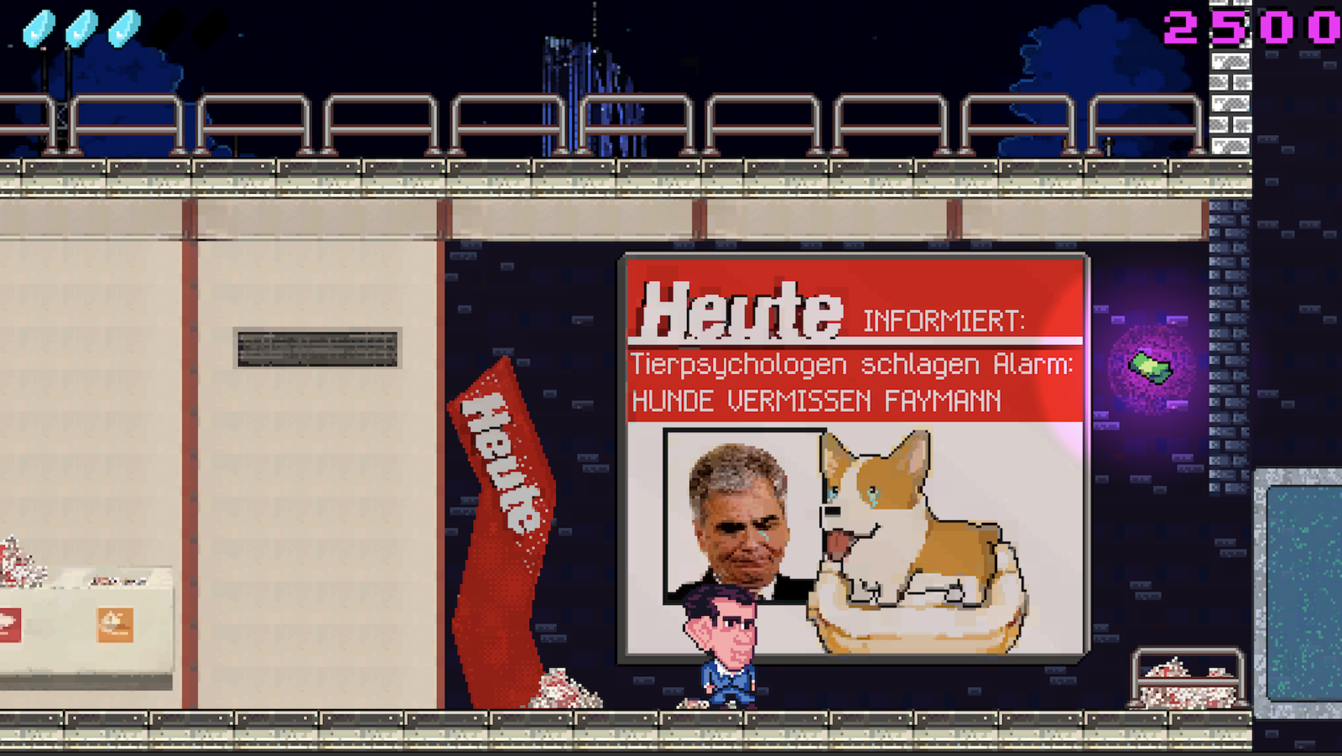 Ausschnitt der Ubahnstation in Kurz – das Spiel