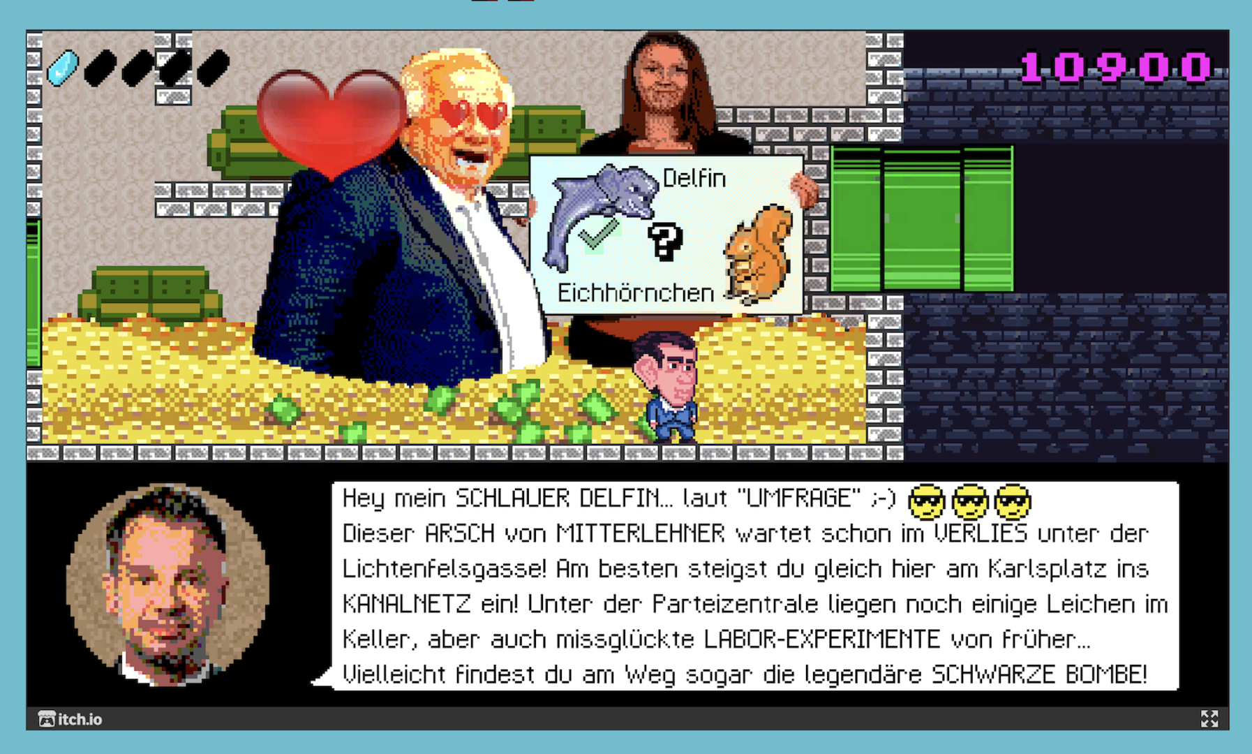 Kurz das Spiel Level 2