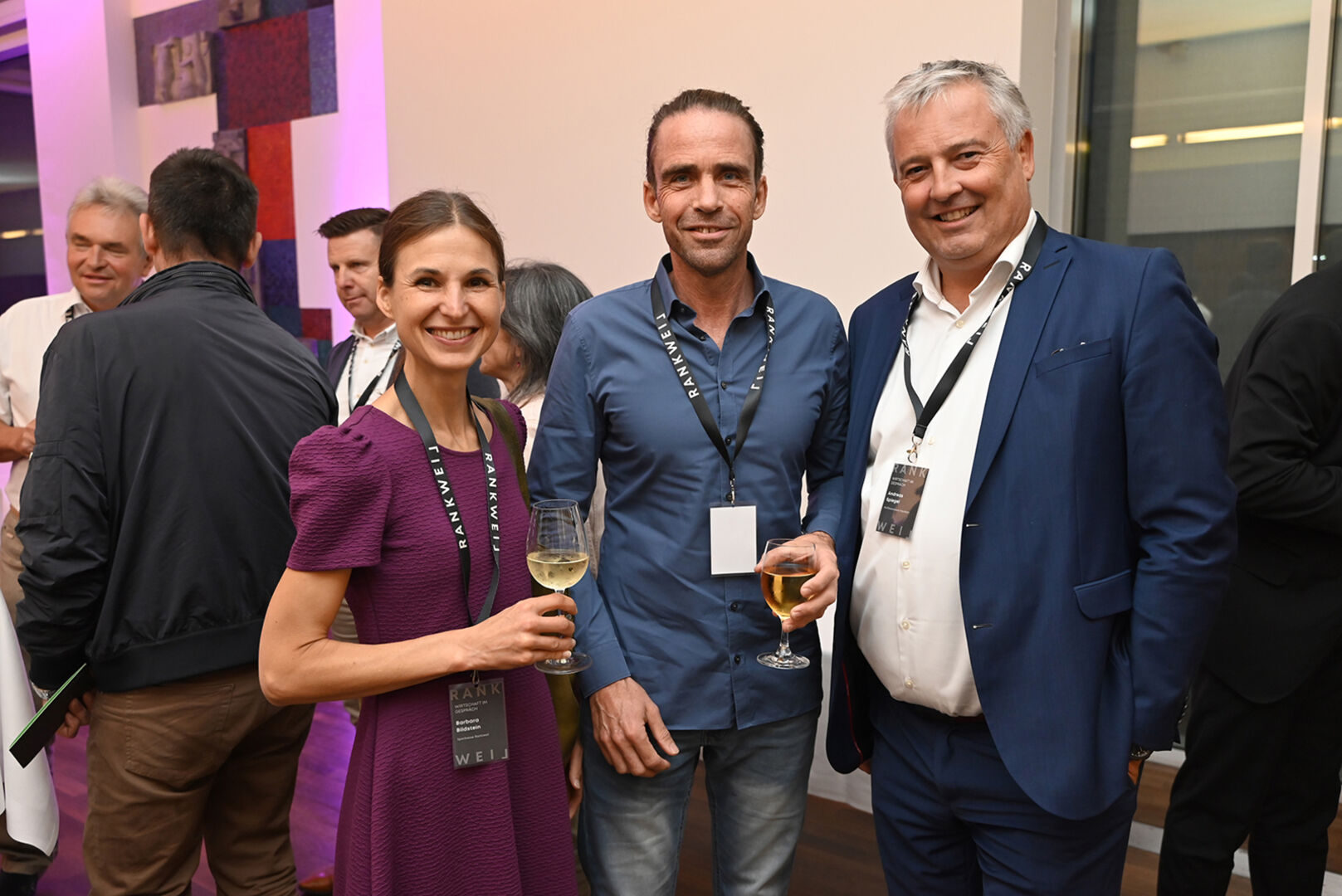 Barbara Bildstein, Gösta Bildstein (Leiter Sparkasse Rankweil), Andreas Spiegel (Raiffeisenbank Montfort)  (v. li.)