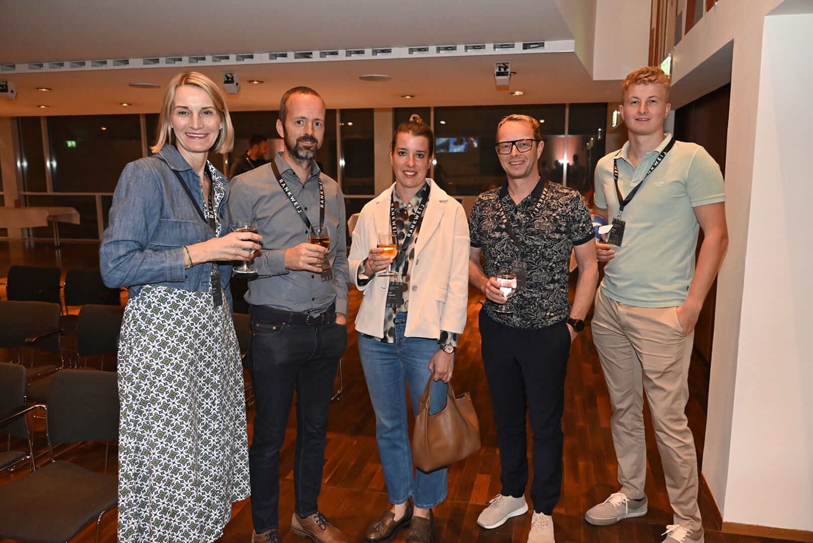 Bettina Nick (Skribo), Alexander und Lisa Angeloff (Gärtnerei Angeloff) René und Simon Nick (skribo) (v. li.)