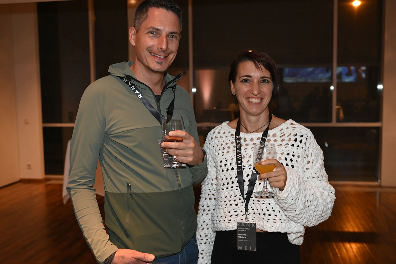 Thomas Ammann (Ammann Bestattung GmbH) und Fabienne Gächter (v. li.)