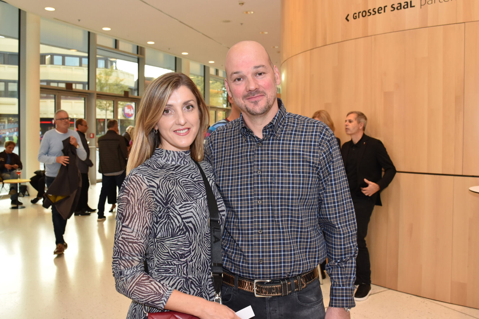 Alona Neuberger (Caritas) und Florian Neuberger aus Bregenz