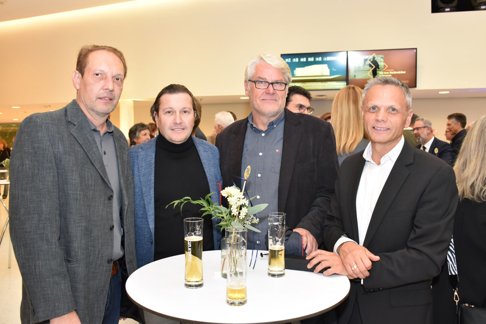 Bernd Winsauer (Winsauer Bau), Gerald Illigen (Bausachverst.), Stefan Dichtl (IP3 Immo Projekt), Bernhard König (WinsauerWohnBau)