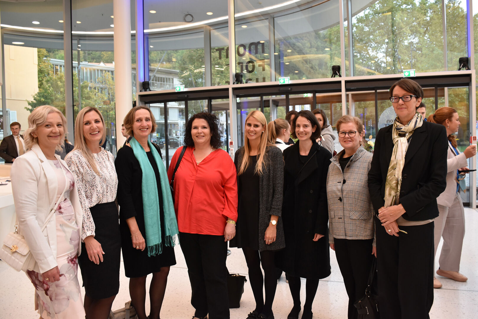 VEV-Team: Dusanka Culina, Carmen Zimmermann, Erna Hämmerle, Karin Pascher, Melanie Schöller, Patricia Sutterlüty, Daniela Eberharter und Andrea Schwaninger