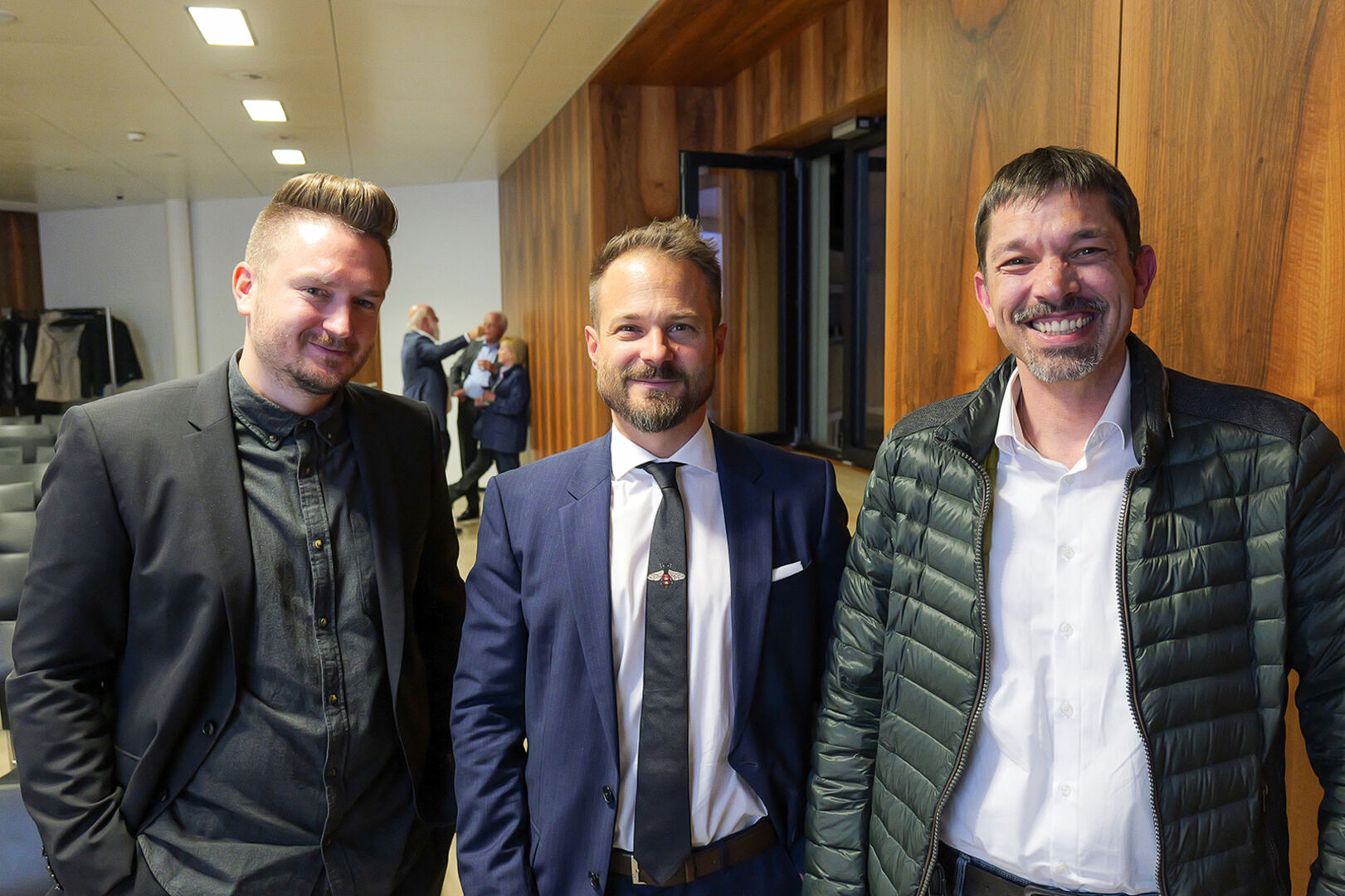 Martin Sinz, Mag. Simon Krüse und Wolfgang Mayer (v. li.)