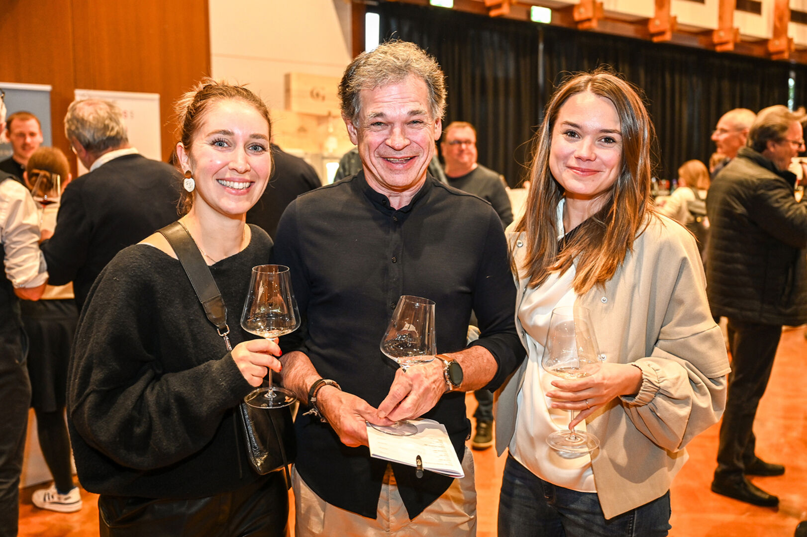 Sandra Egger (s’Frie Café Schoppernau) mit Willi und Sandra Muxel (Adler Schoppernau)