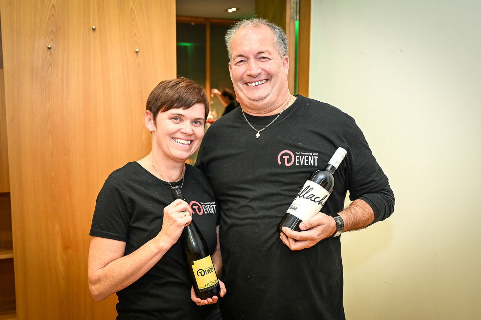 Apéro und Herbstbuffet von T-Event Egg: Monika und Andreas Meusburger.