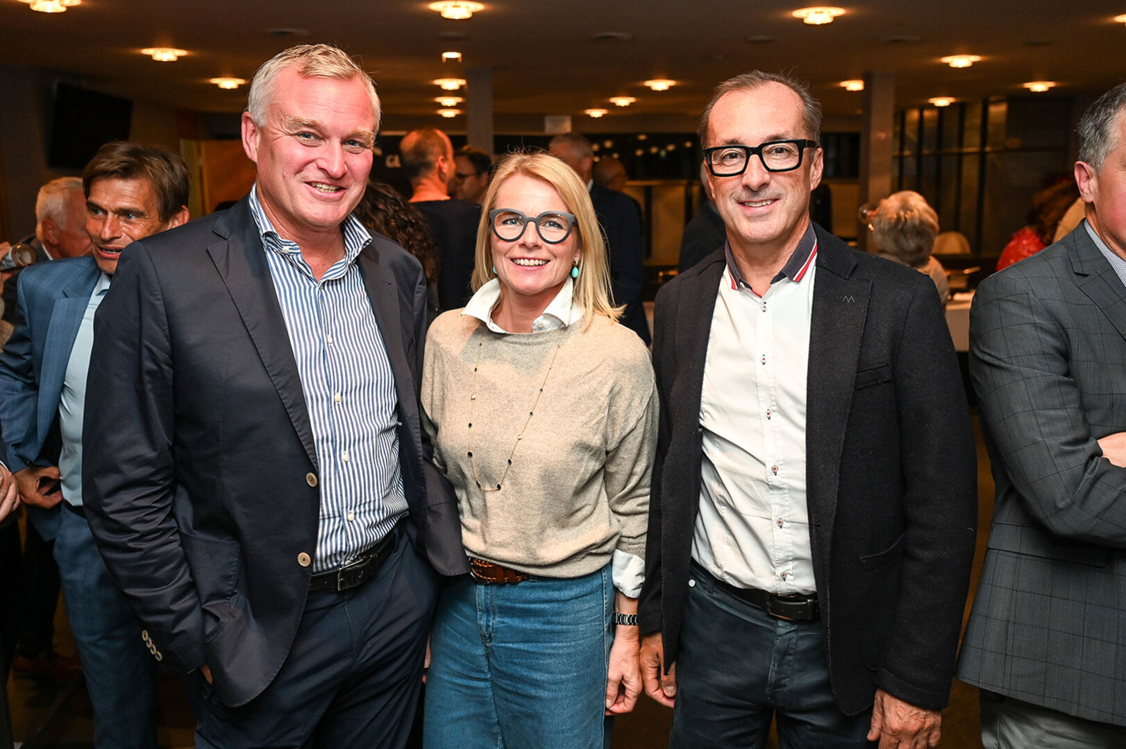 Martin Wolf (NTA), Doris und Thomas Hermann (Willy Hermann) (v. li.)