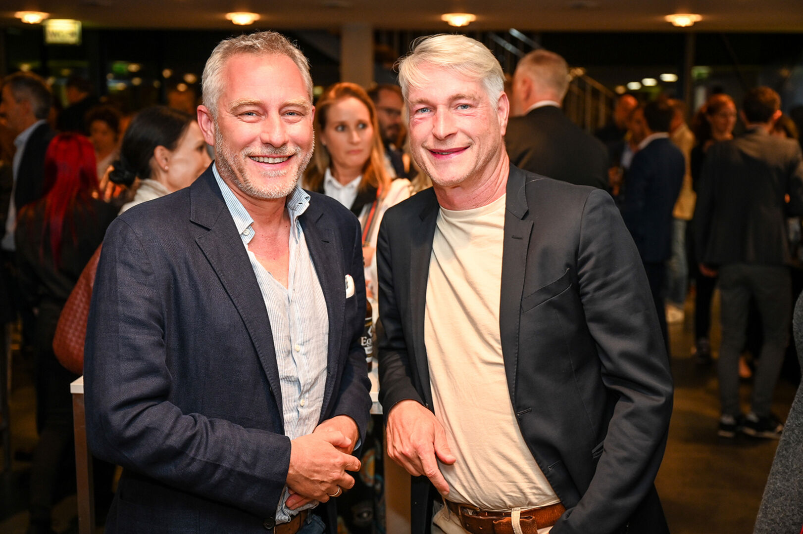 Joachim Alge (I+R Gruppe) und Künstler Marco Spitzar (Studio Spitzar) (v. li.)